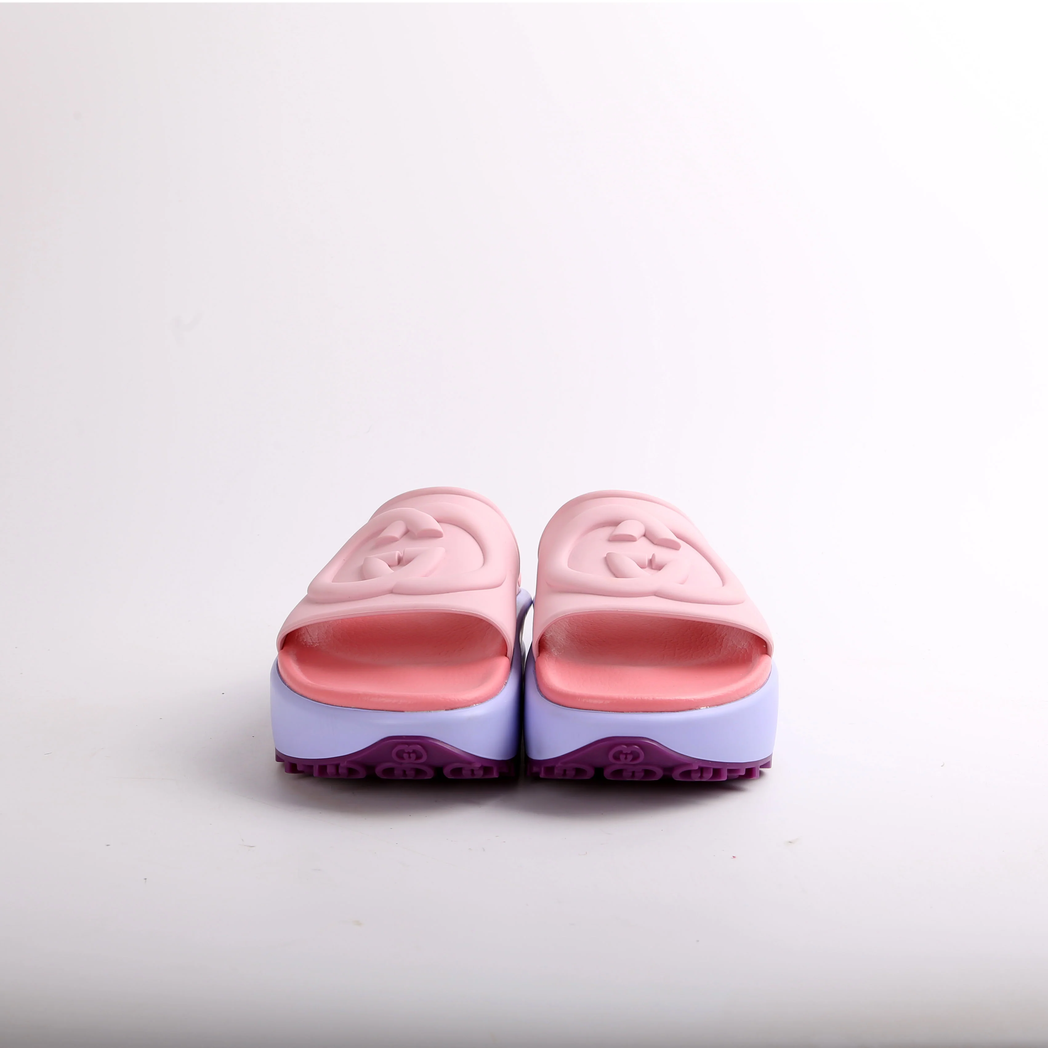 Interlocking G Rubber Platform Slides Size 39 - Image 2