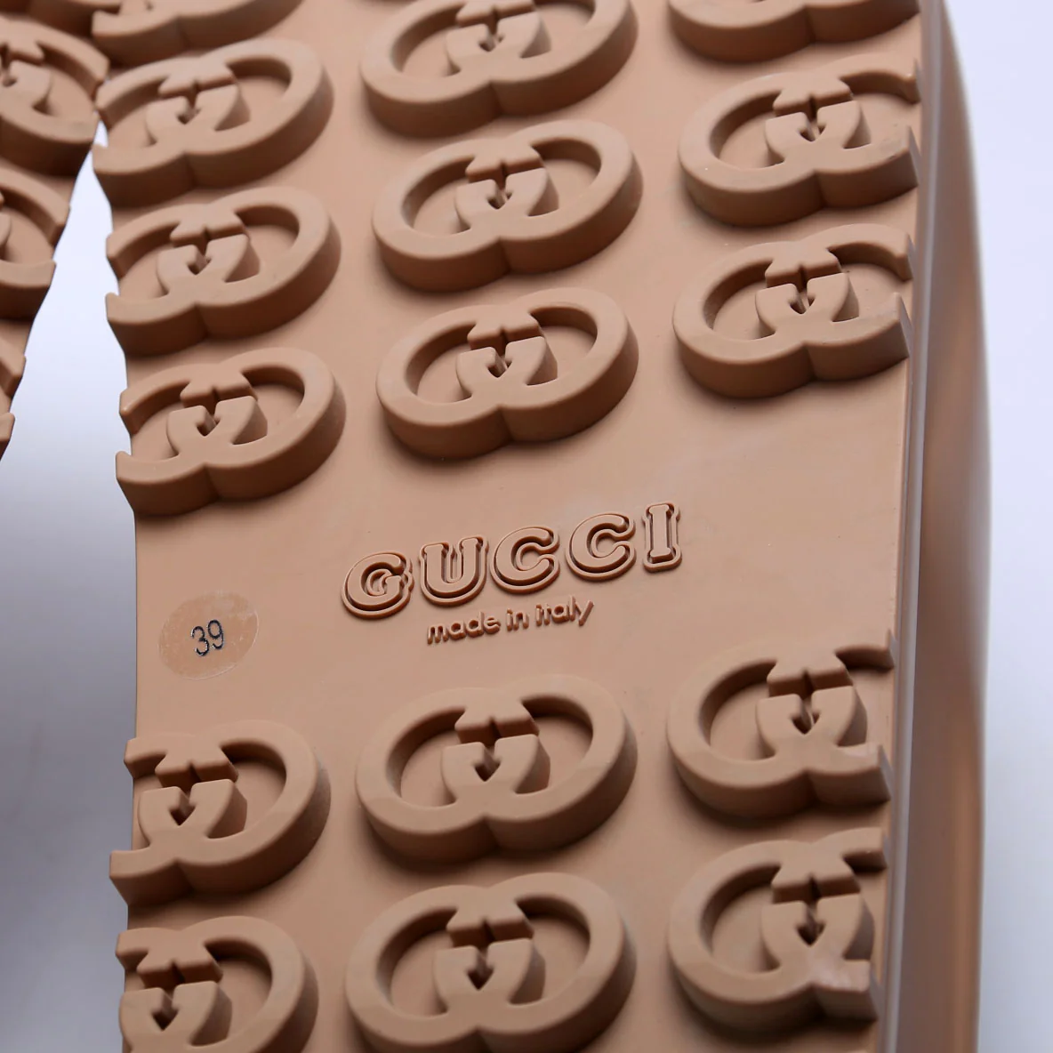 Interlocking G Rubber Platform Slides Size 39 - Image 8