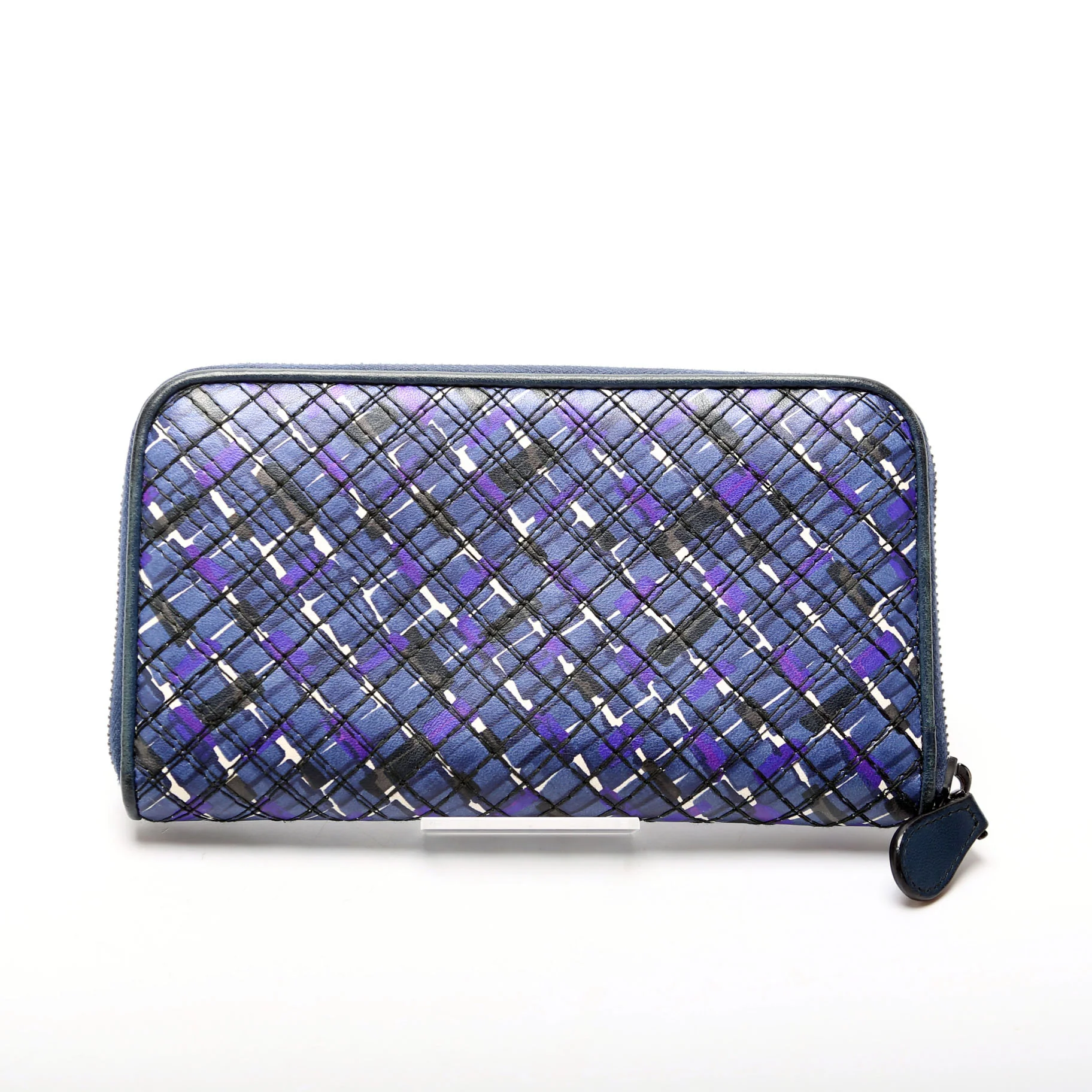 Intrecciato Double Stitched Zip Around Wallet - Image 3