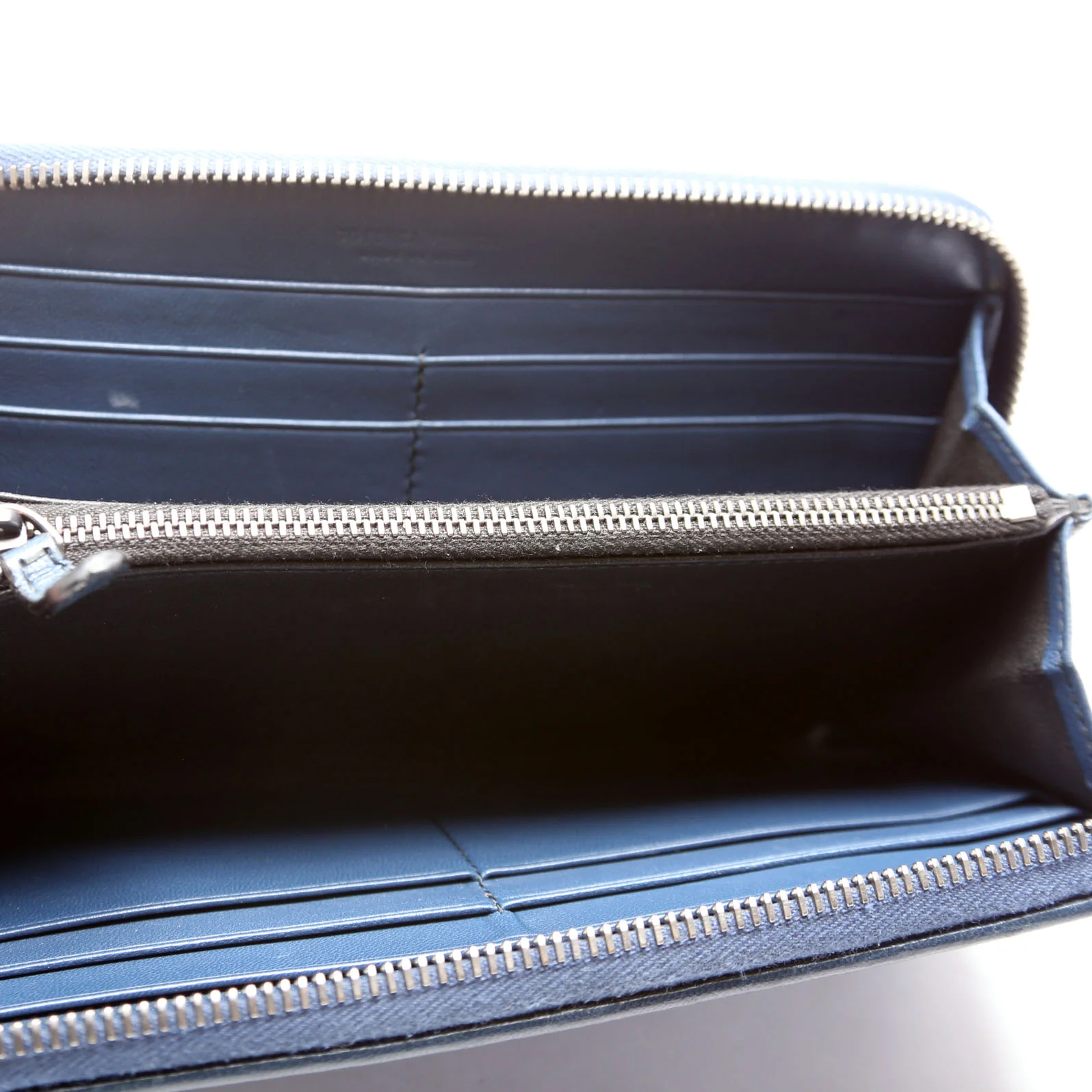 Intrecciato Double Stitched Zip Around Wallet - Image 6