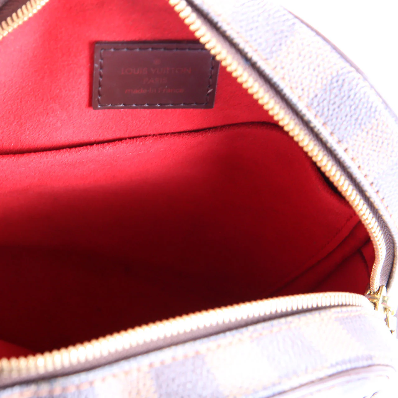 Ipanema PM Damier Ebene Brown/Red - Image 8