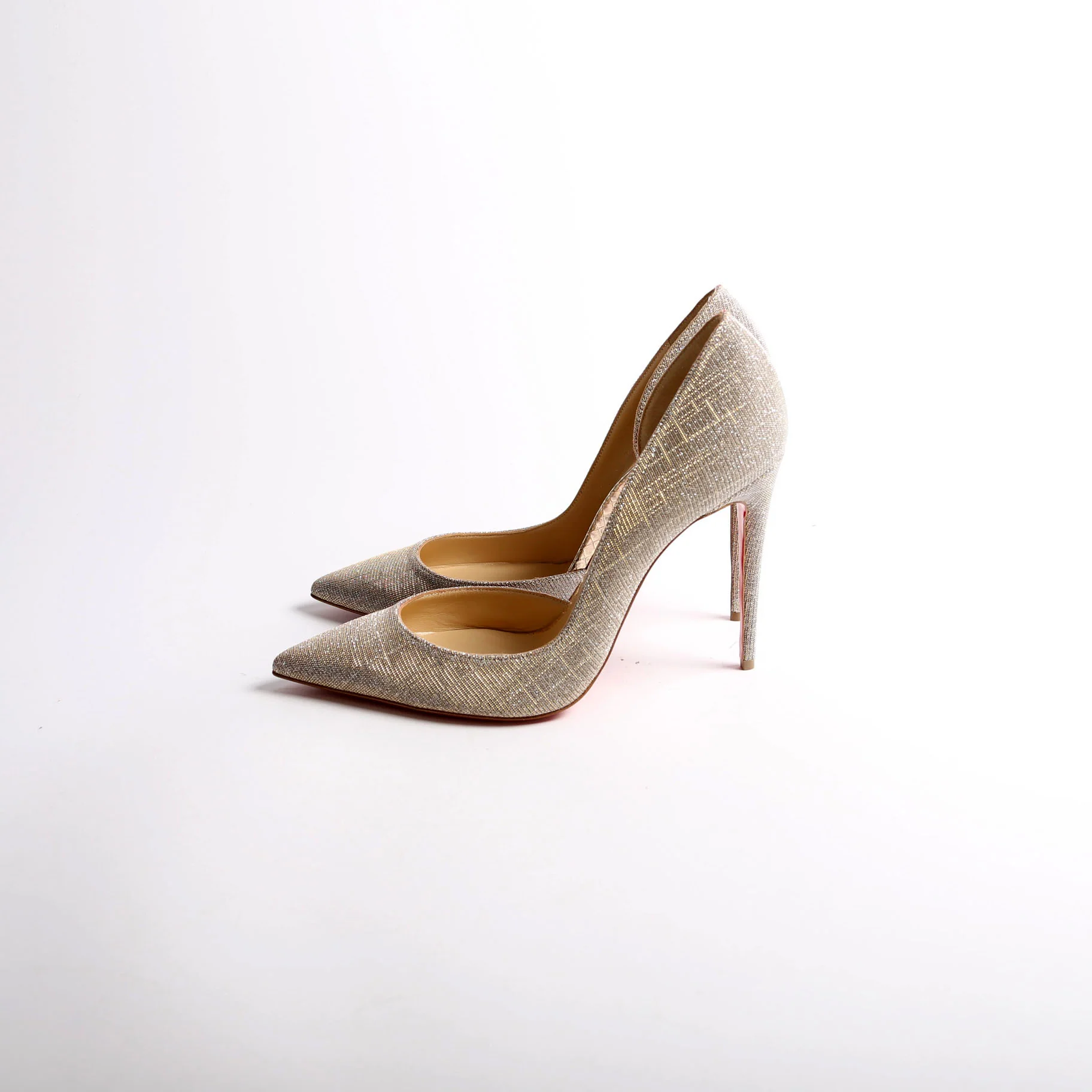 Iriza Glitter 100 Pumps Size 40.5 Silver - Image 3