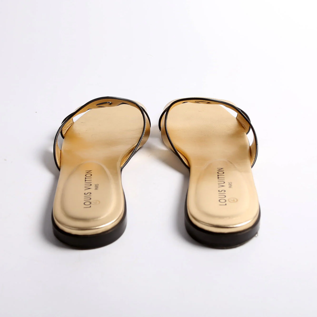 Isola Flat Mules Size 41 Gold - Image 4