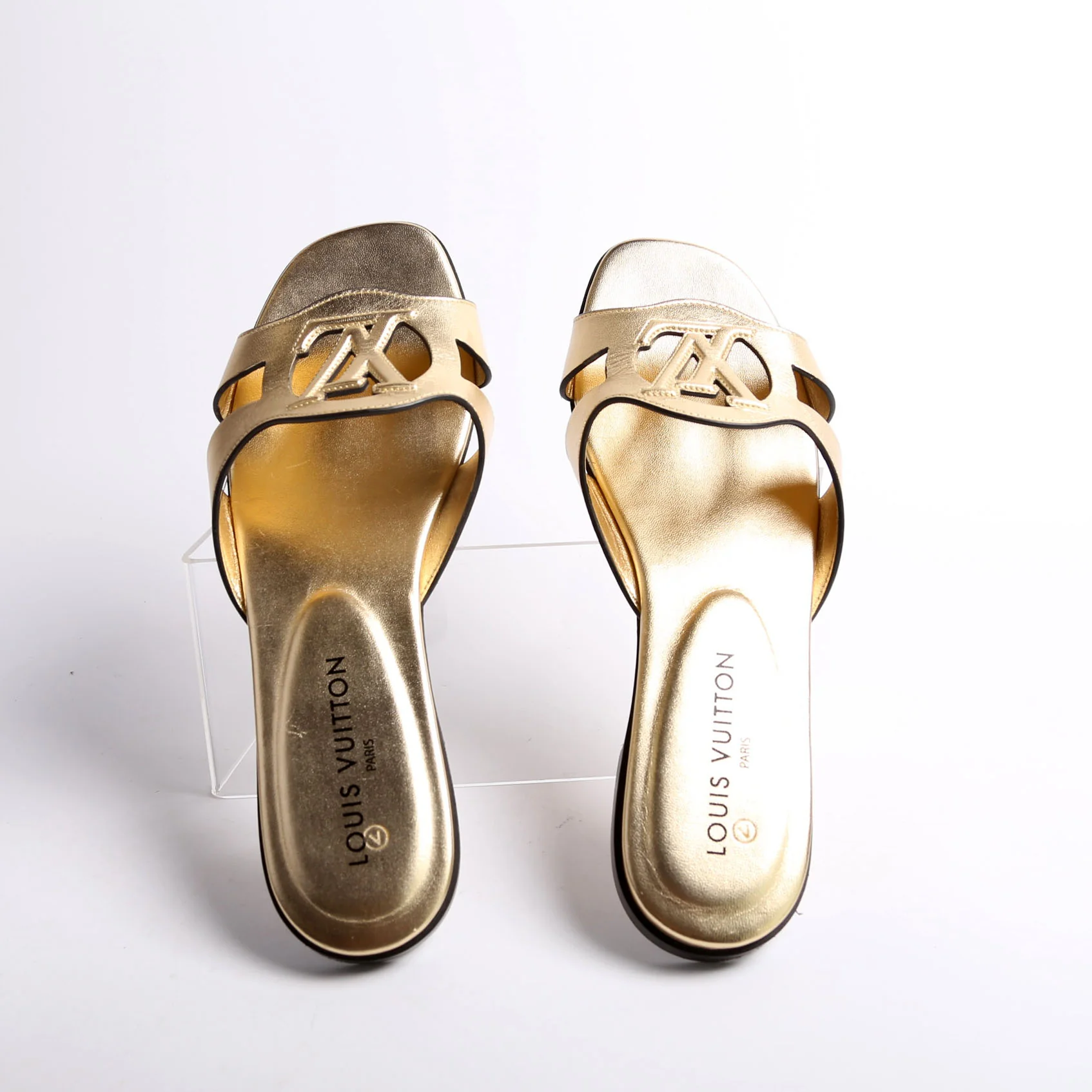 Isola Flat Mules Size 41 Gold - Image 6