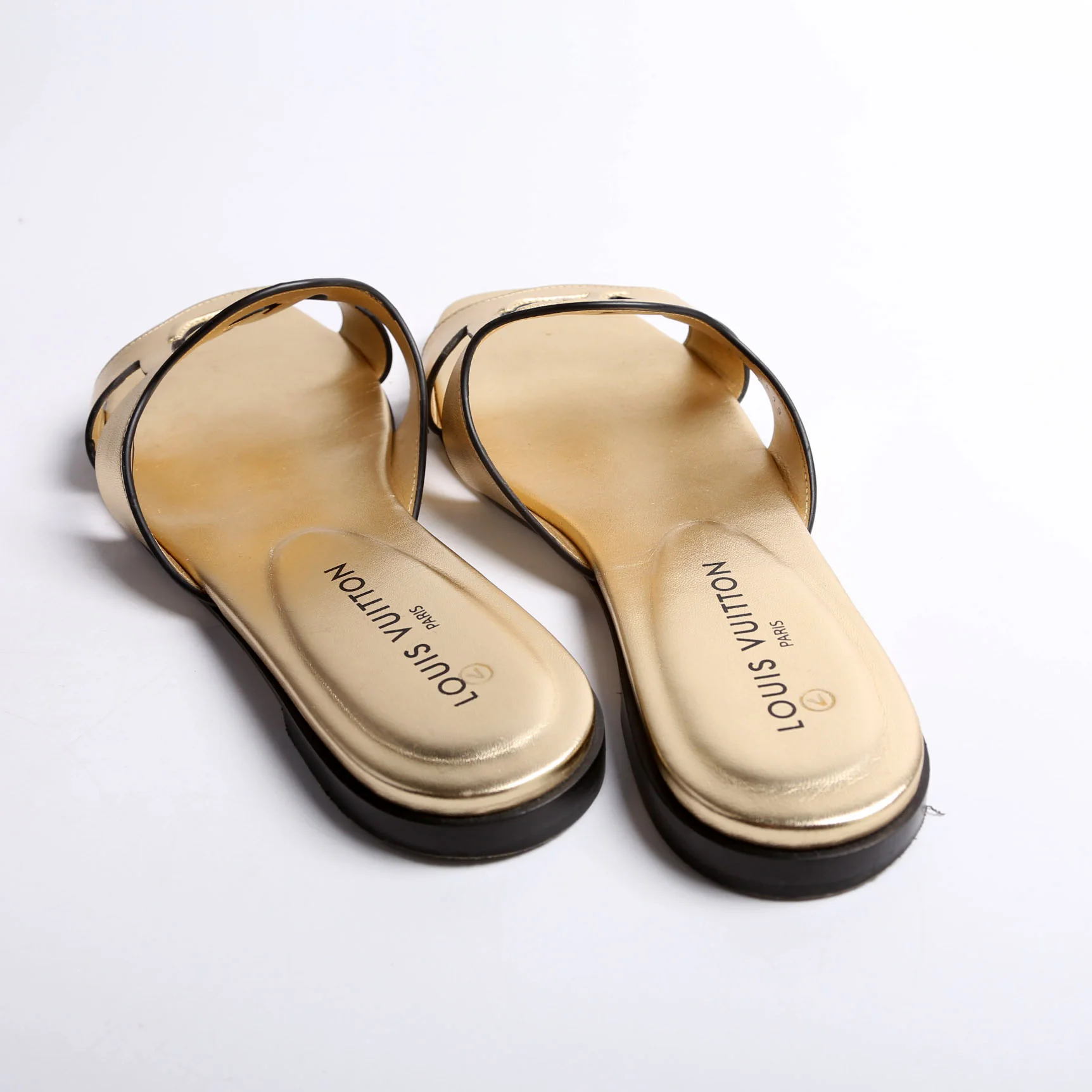 Isola Flat Mules Size 41 Gold - Image 7