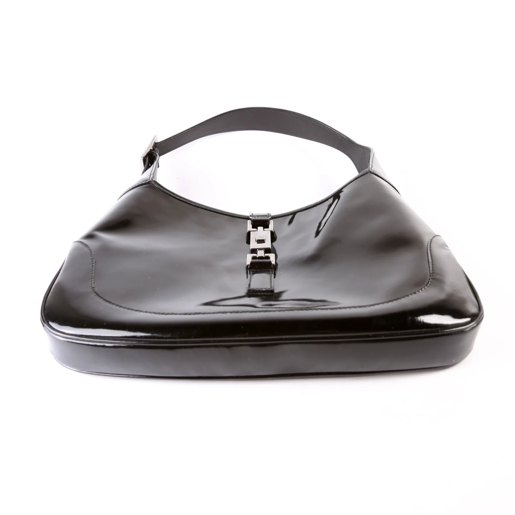 Jackie Vintage Patent Hobo - Image 5