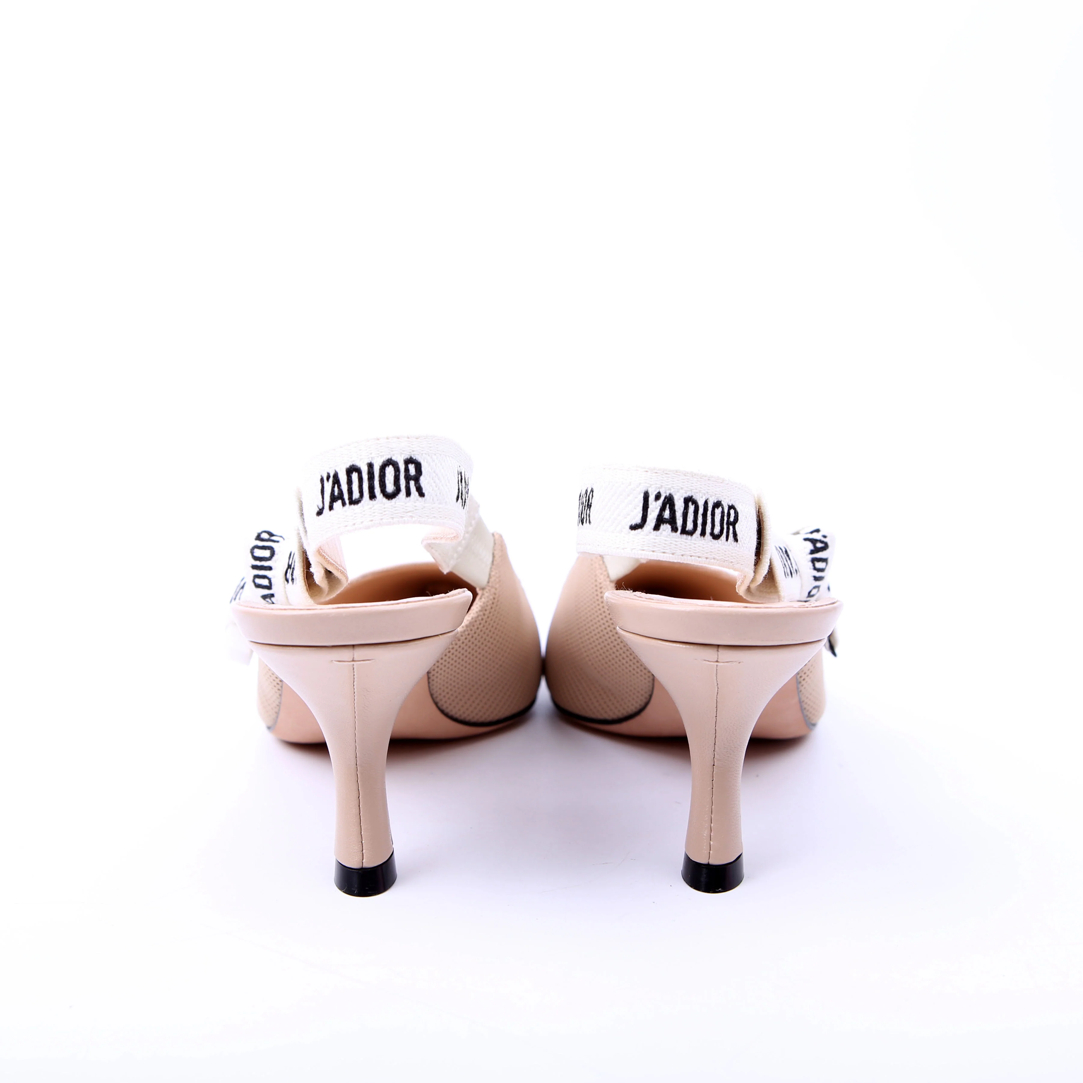 J'adior Slingback Pumps Size 38 Tan - Image 4