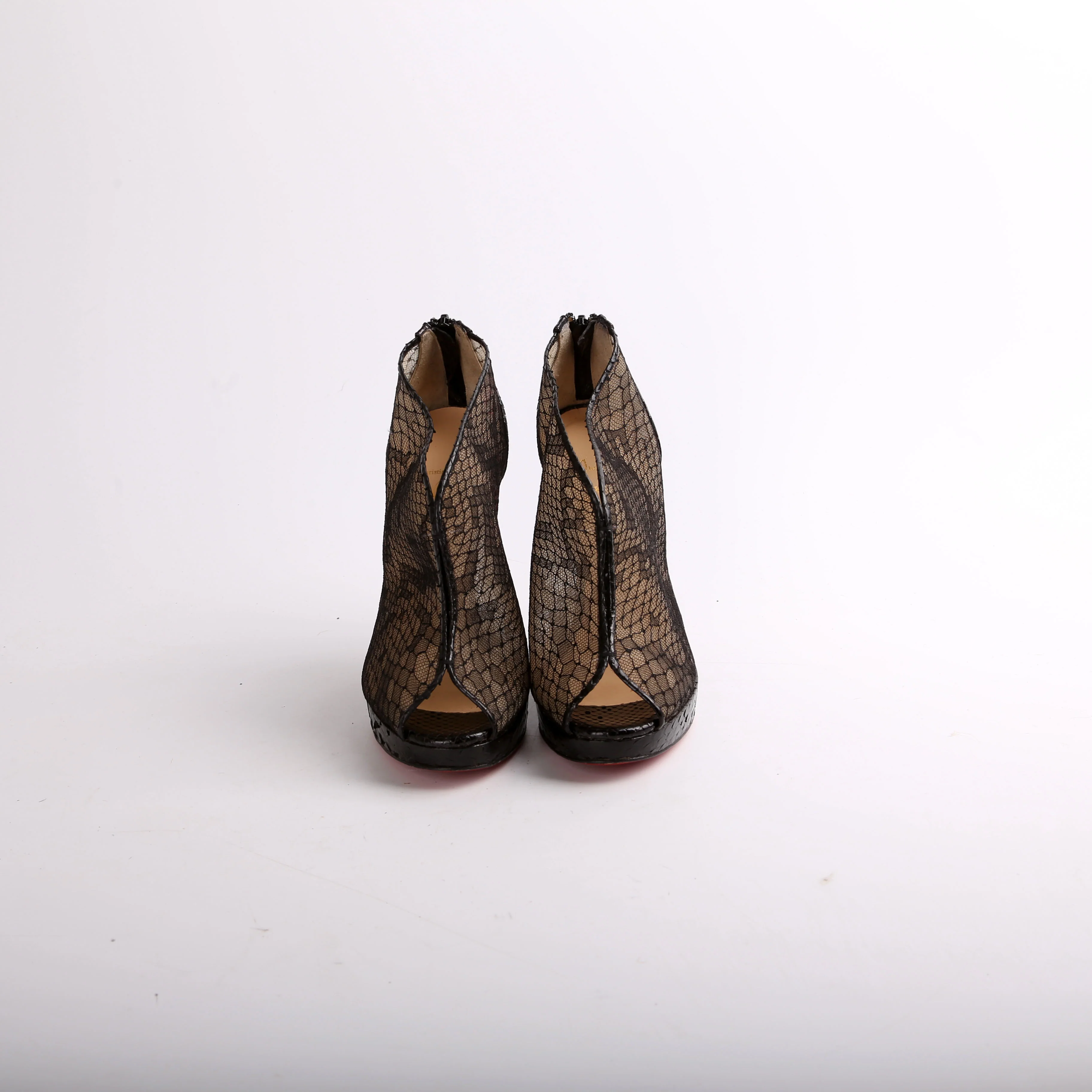Janet 120 Python/Lace Pumps Size 36 - Image 2