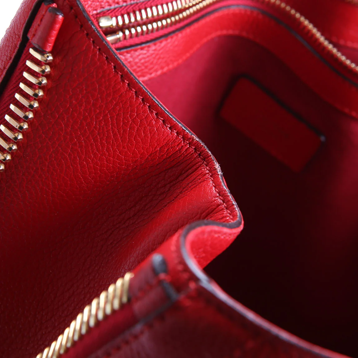Jennifer Zip Tote Large Red - Image 8