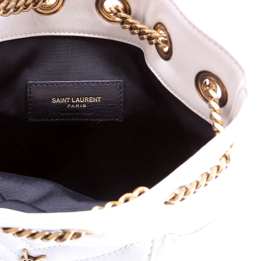 Joe Bucket BAG Mini White/Gold - Image 7