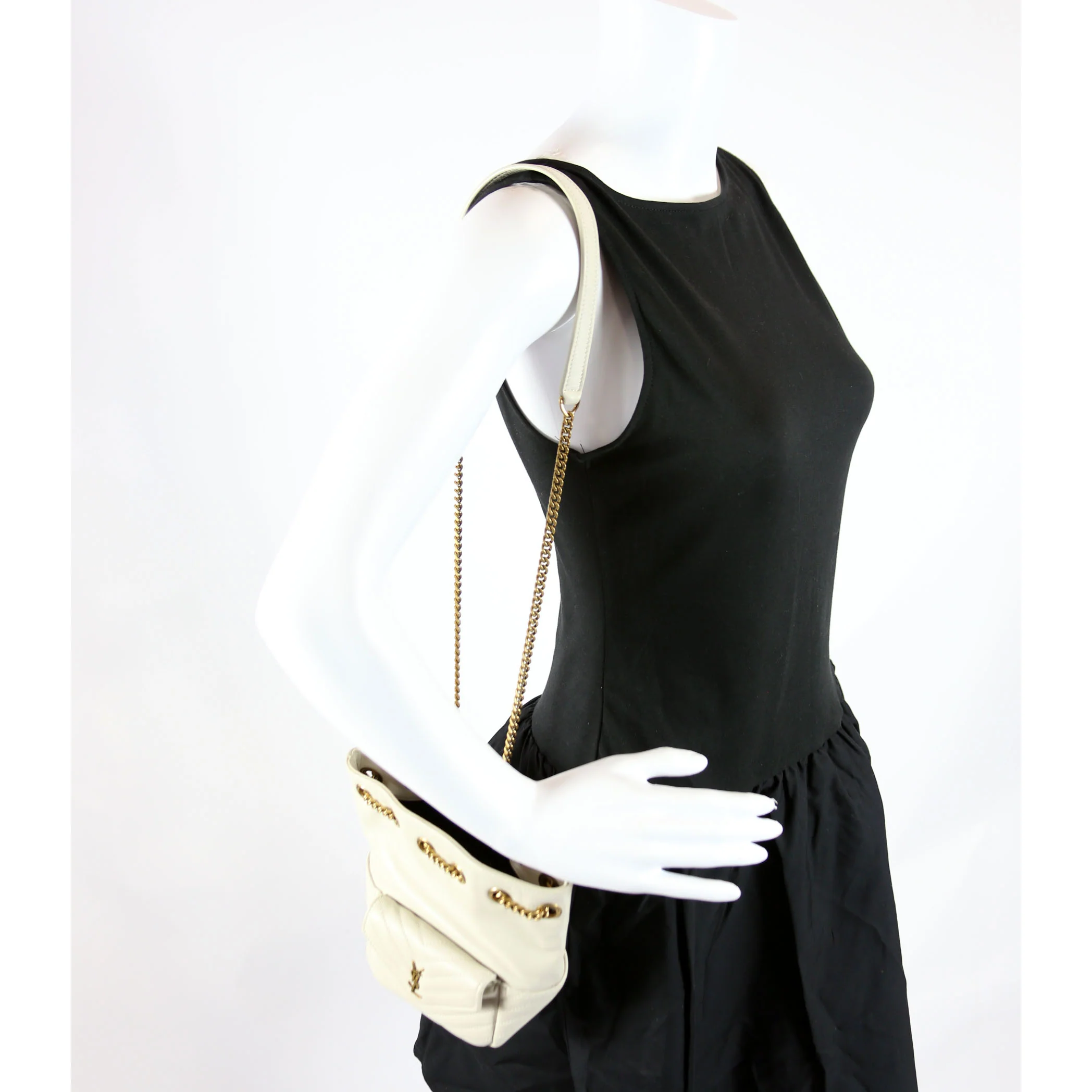 Joe Bucket BAG Mini White/Gold - Image 9