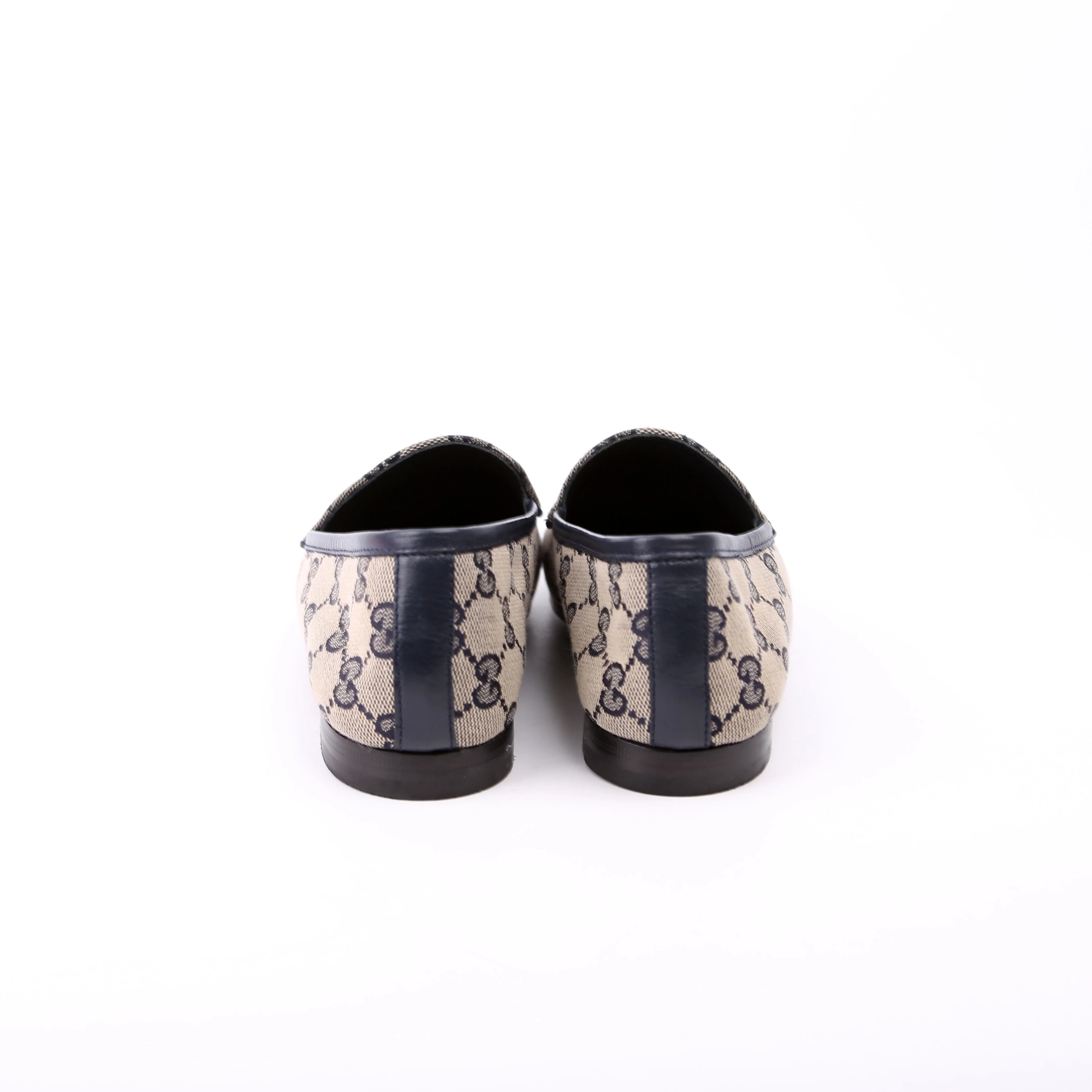 Jordaan GG Canvas Loafers Size 37 Navy - Image 4