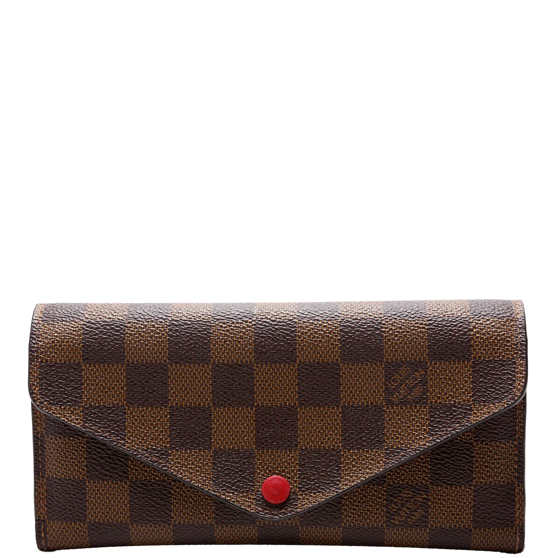 Josephine Wallet Damier Ebene Red