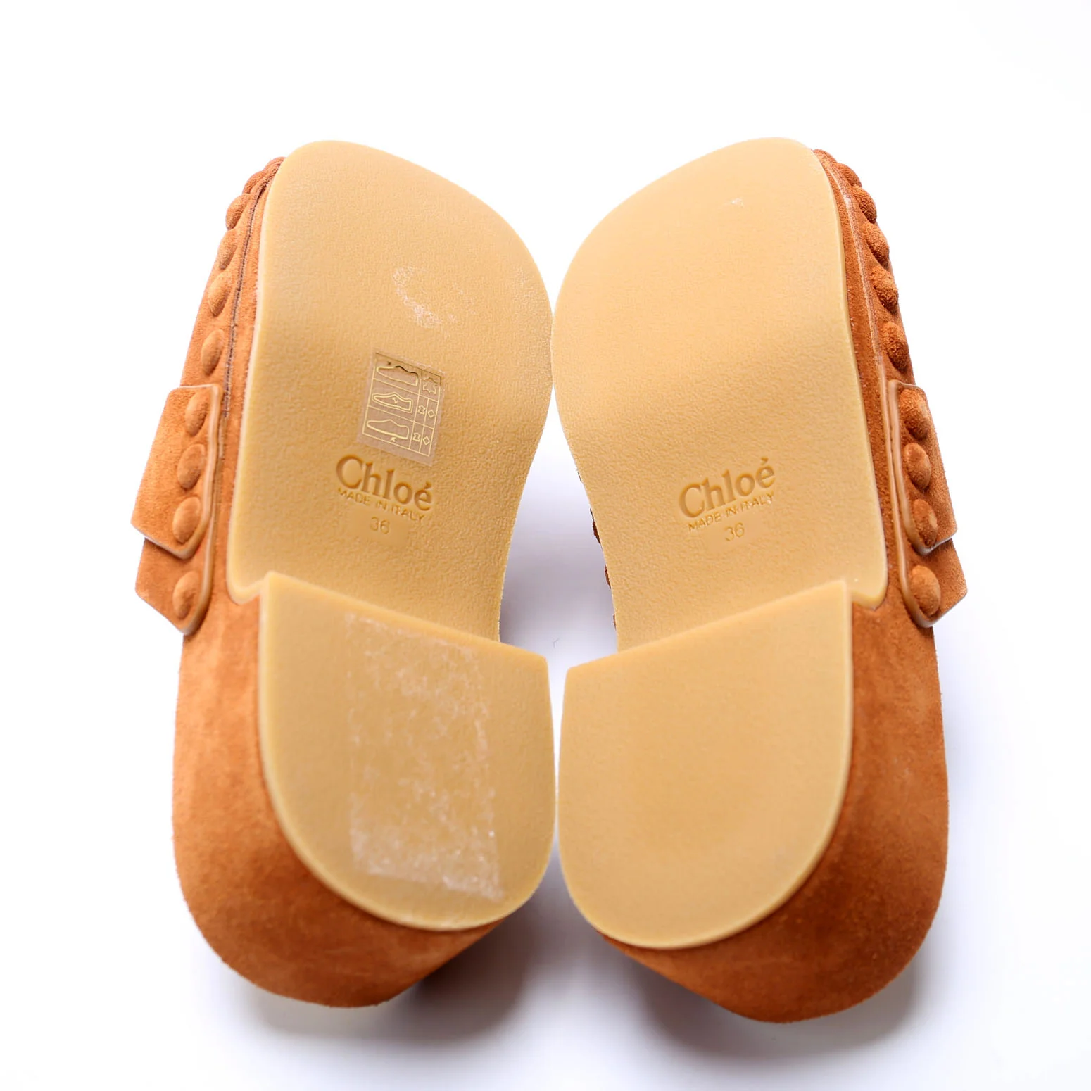 Joy Suede Clogs Size 36 Brown - Image 6