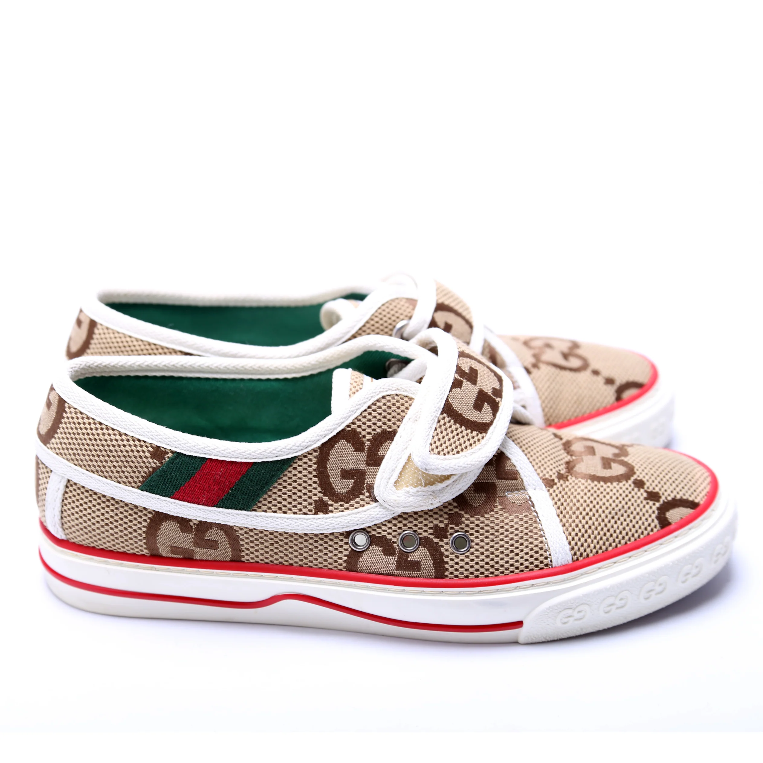Jumbo GG Canvas 1977 Velcro Sneakers Size 37.5 - Image 3