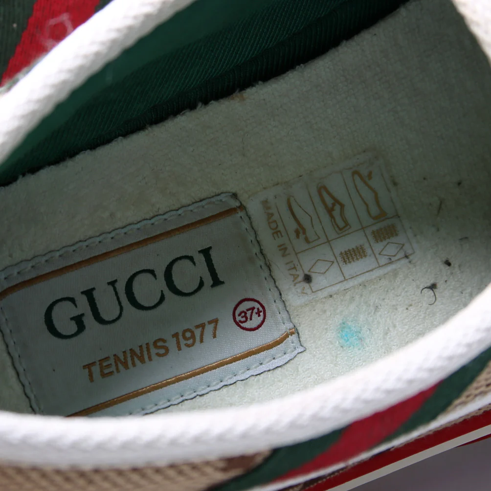 Jumbo GG Canvas 1977 Velcro Sneakers Size 37.5 - Image 5