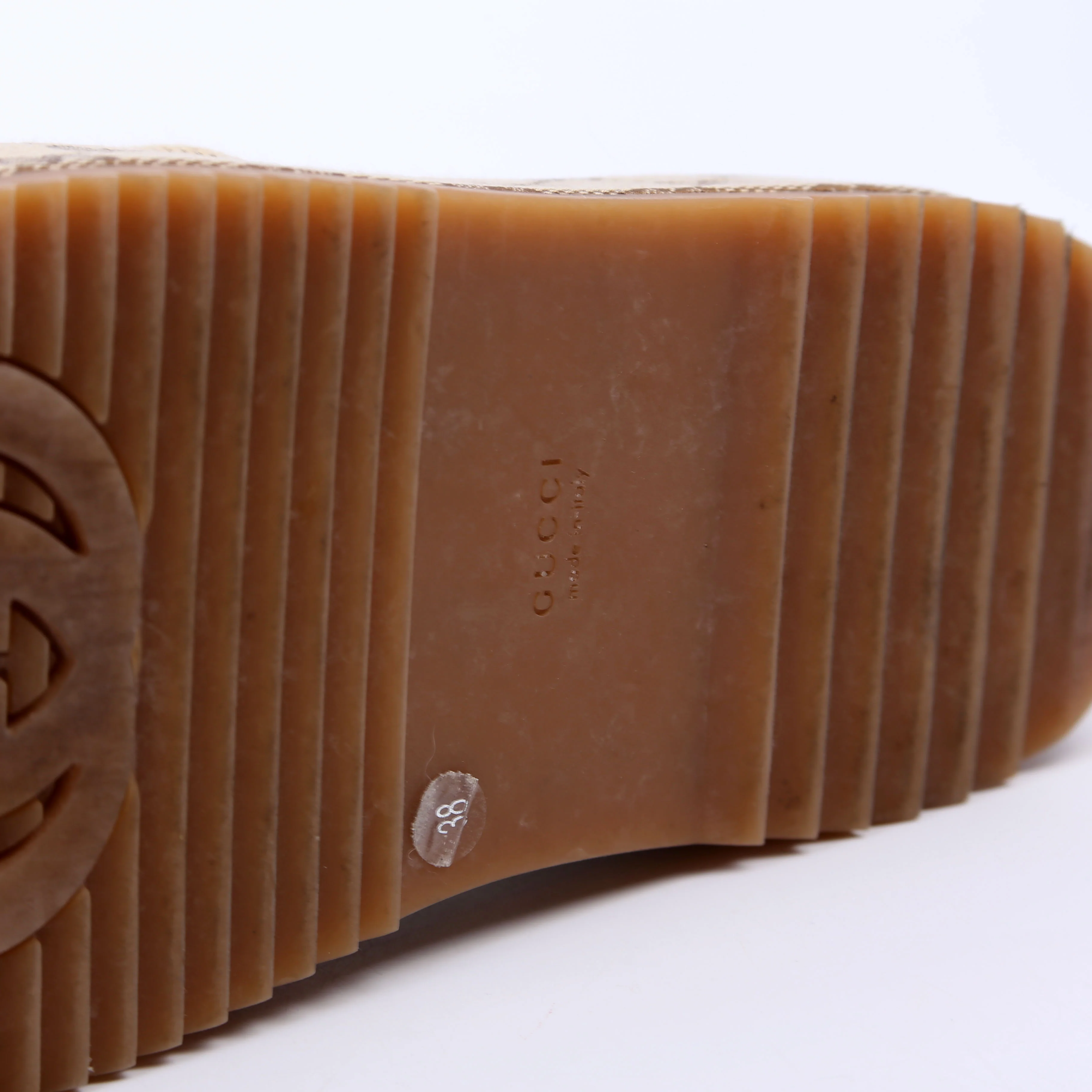 Jumbo GG Platform Slides Size 38 Brown - Image 8
