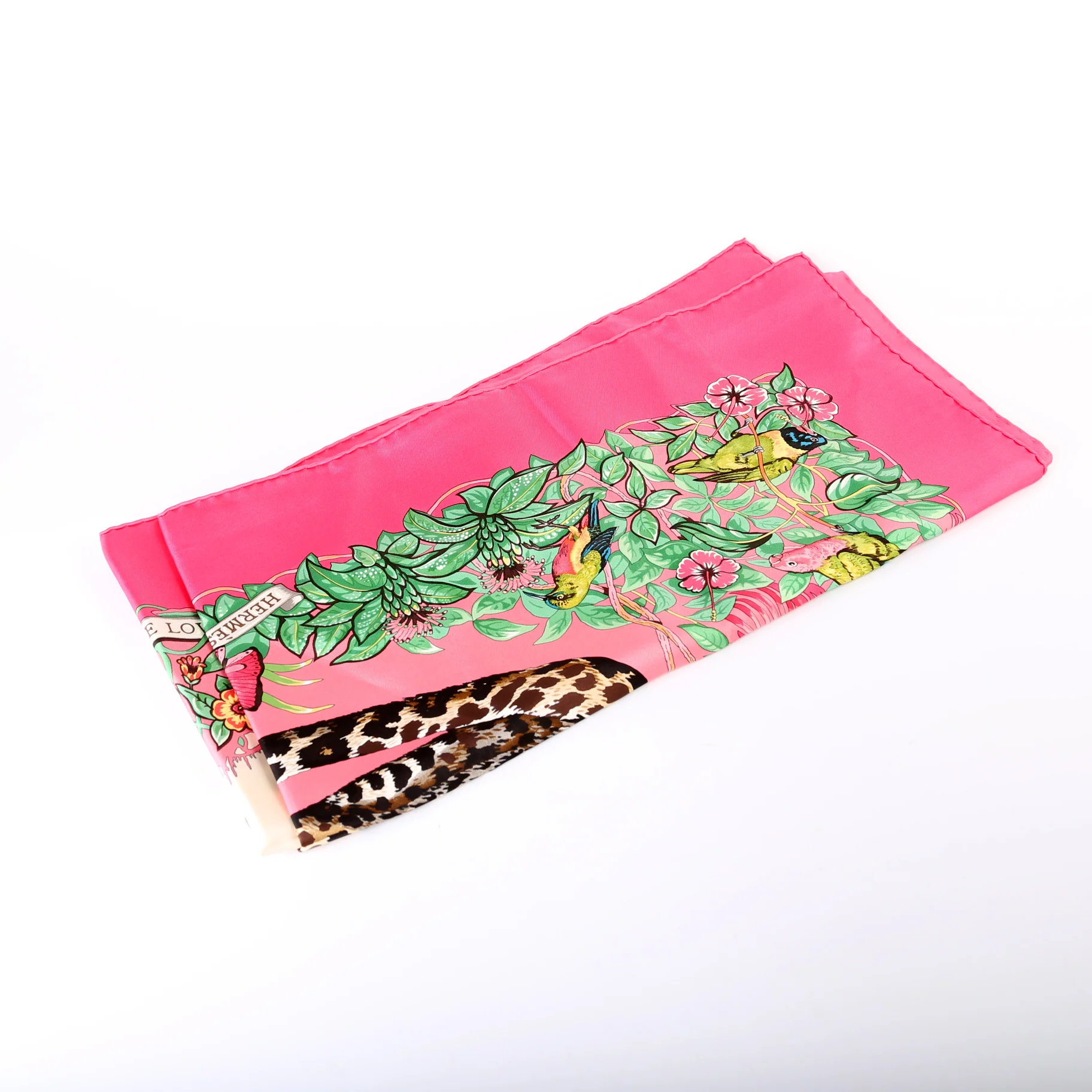 Jungle Love 90CM Silk Scarf - Image 2