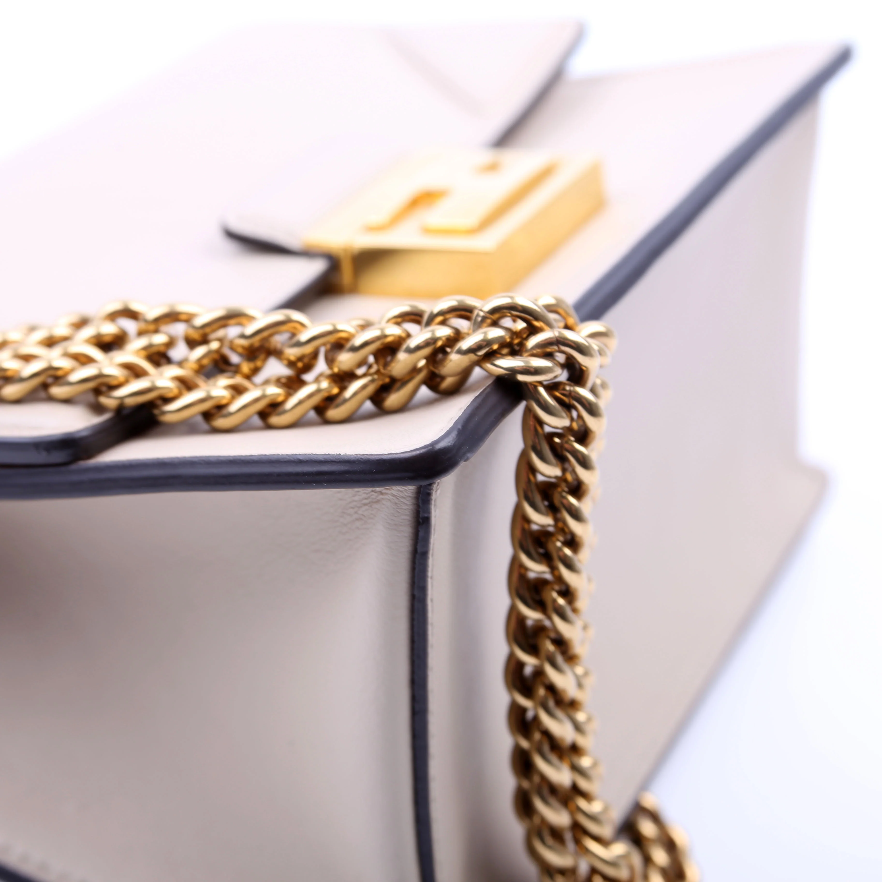 Kan U Small Shoulder Bag Matte Leather Taupe - Image 5