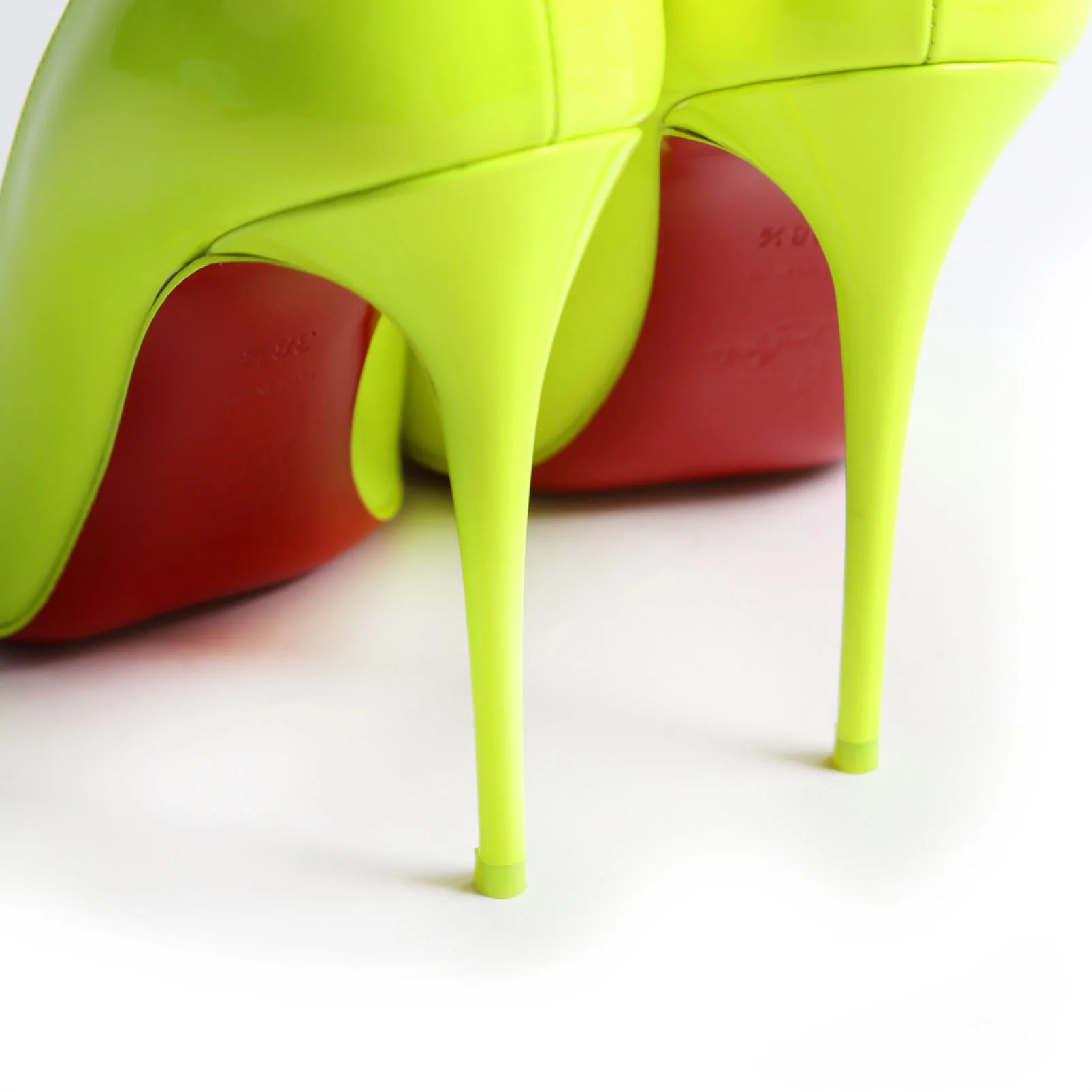 Kate 100 Pumps Size 38.5 Neon Green - Image 11