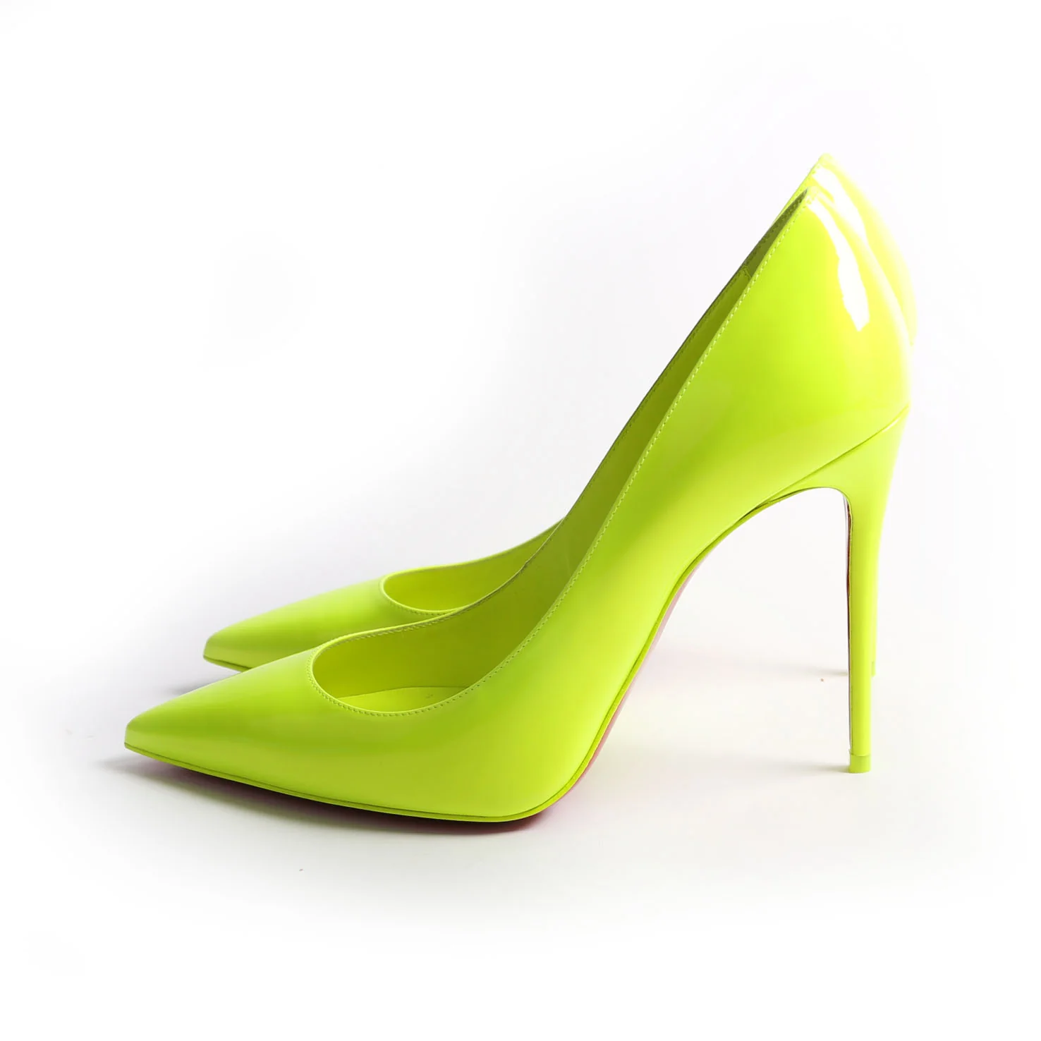 Kate 100 Pumps Size 38.5 Neon Green - Image 4