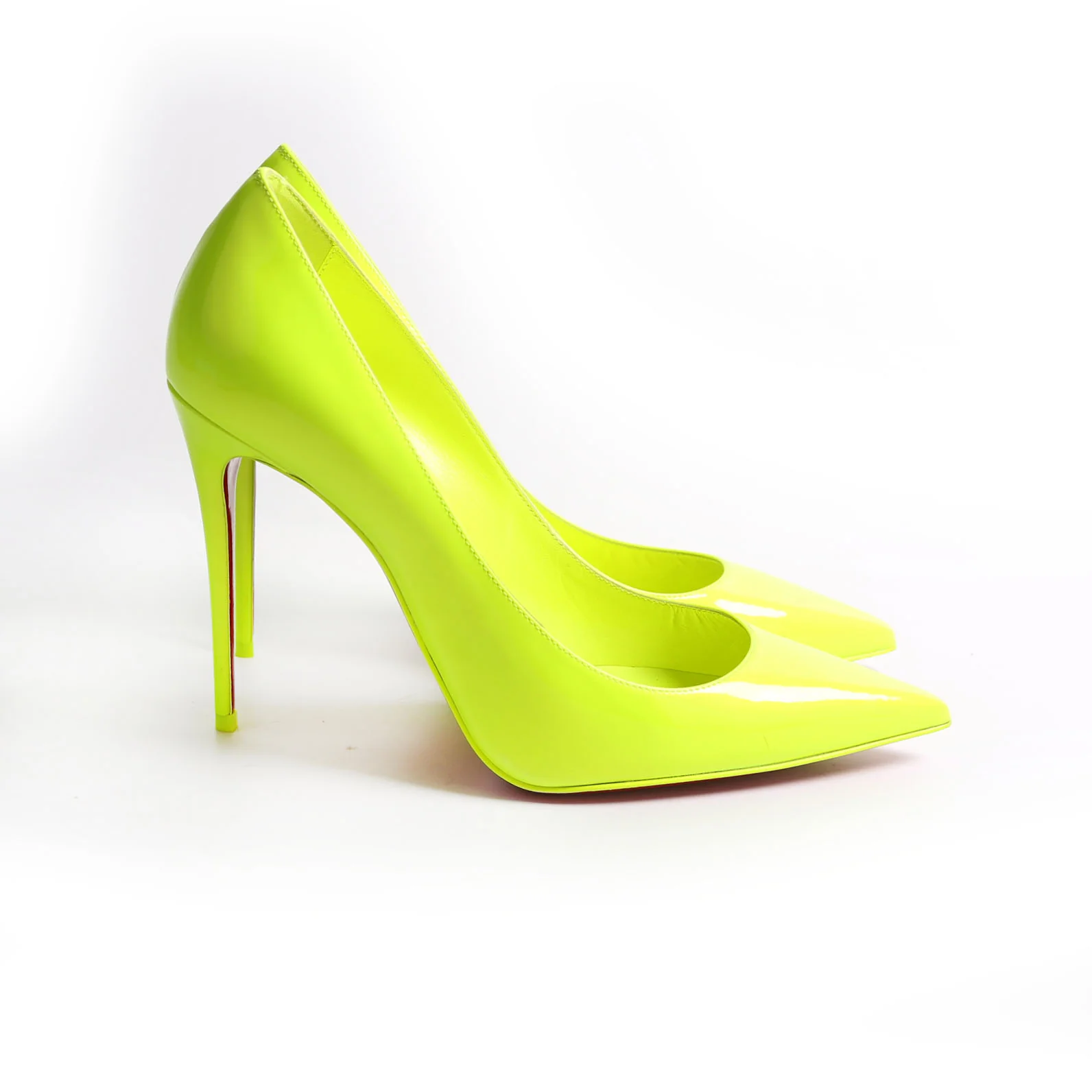 Kate 100 Pumps Size 38.5 Neon Green - Image 6