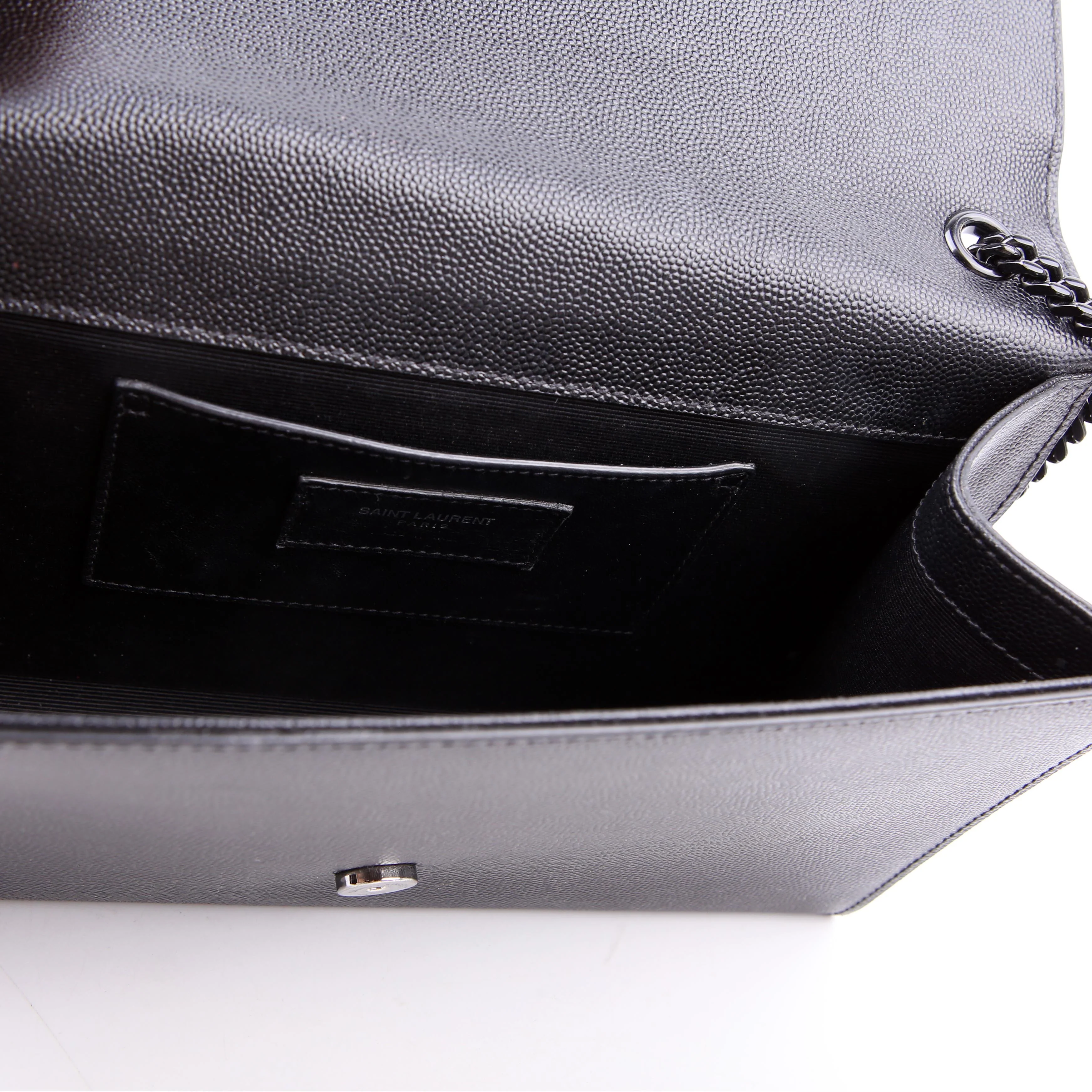 Kate Satchel Grain Medium Black - Image 10