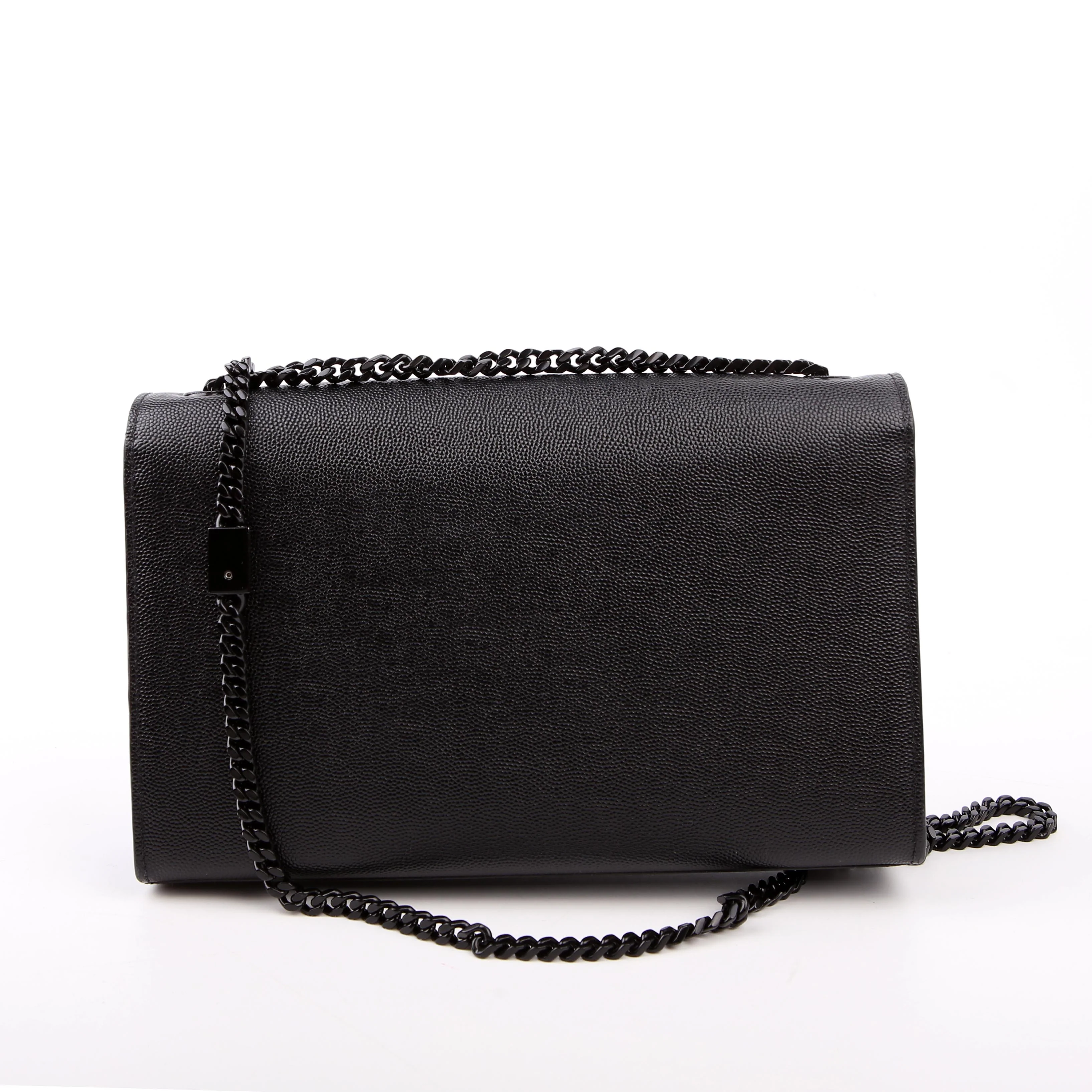 Kate Satchel Grain Medium Black - Image 4