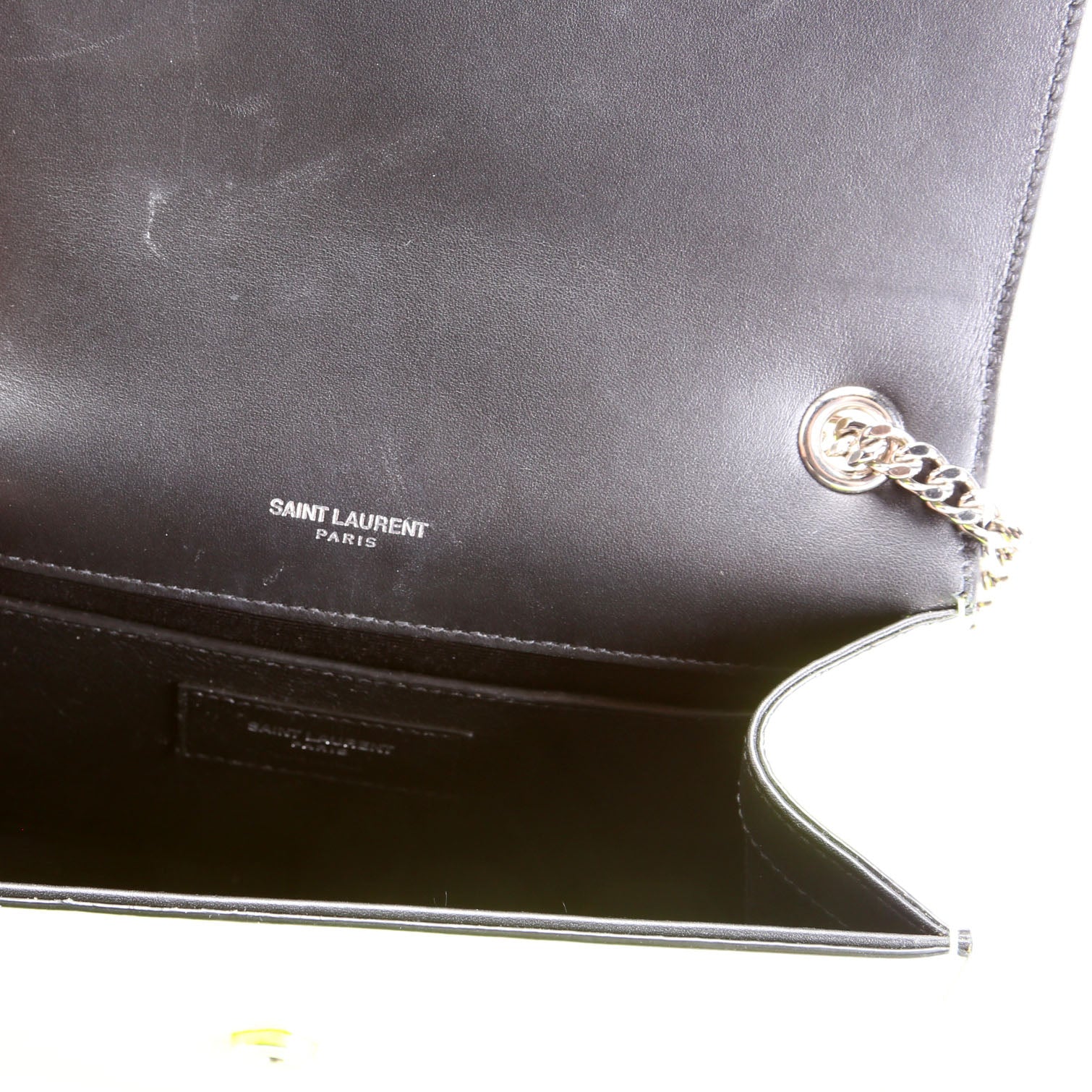 Kate Satchel Grain Small 354121/469390 Neon Yellow - Image 12