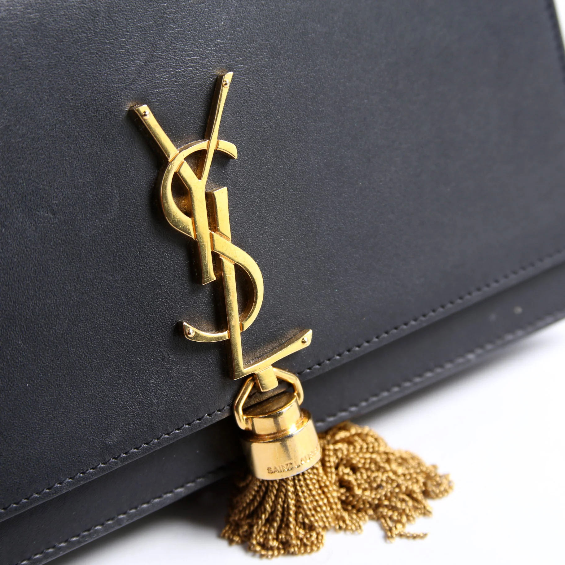 Kate Tassel Chain Wallet 452159 Black - Image 6