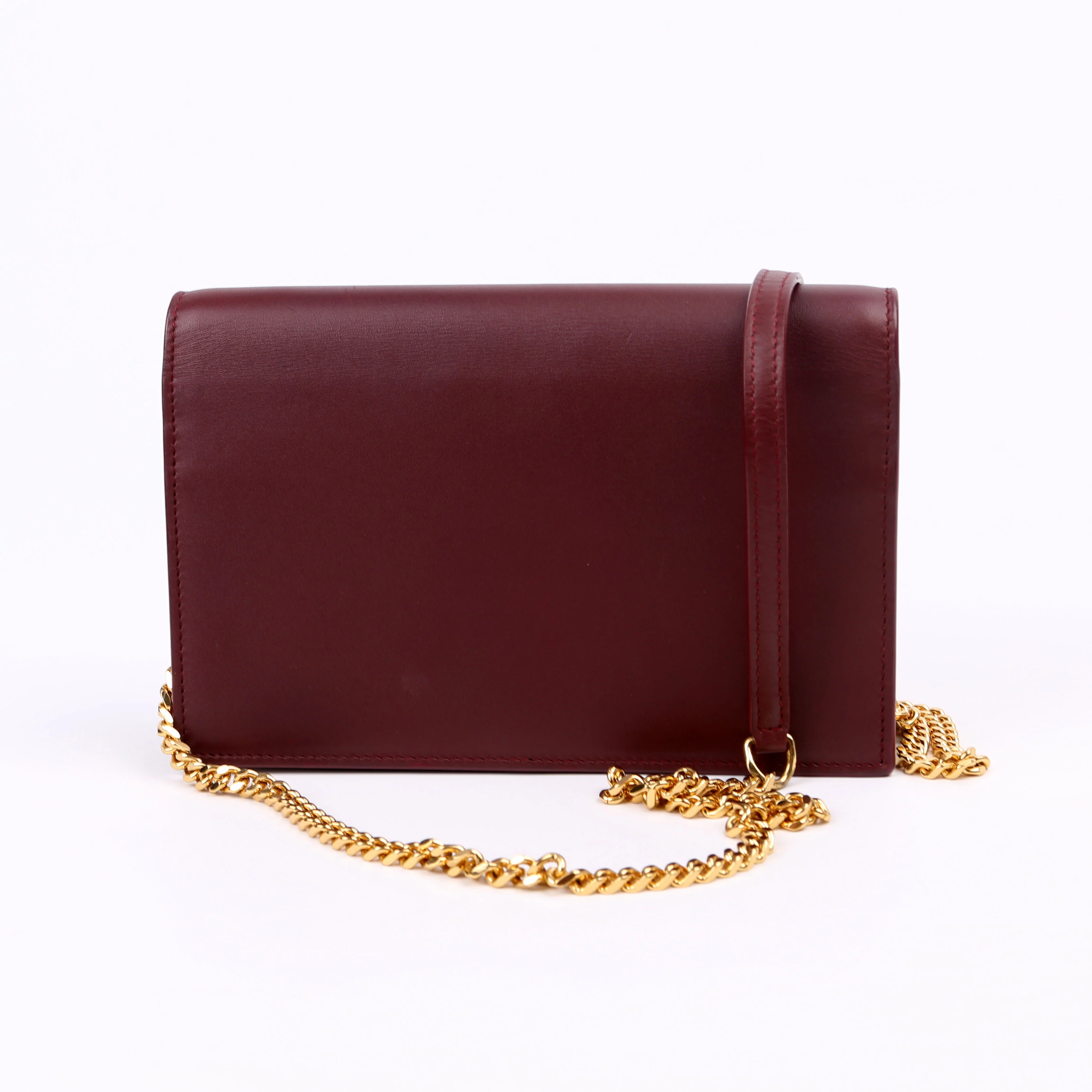 Kate Tassel Chain Wallet Maroon - Image 2