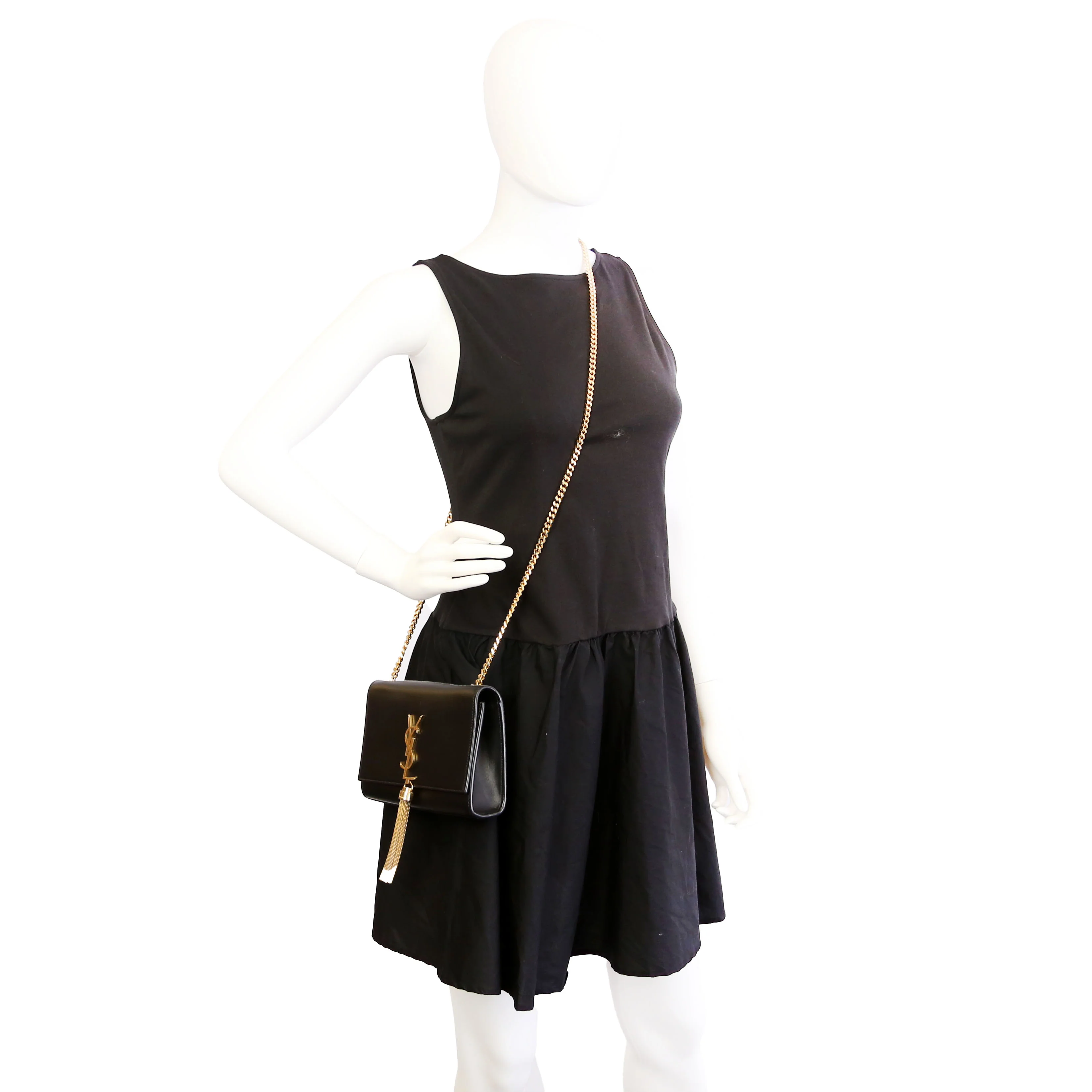Kate Tassel Satchel Small Black - Image 13