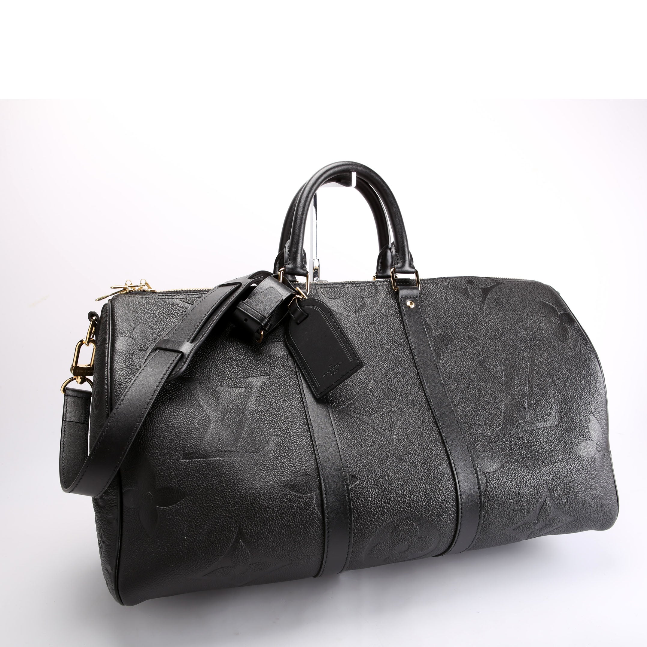Keepall 45 Bandouliere Giant Empreinte Black - Image 2