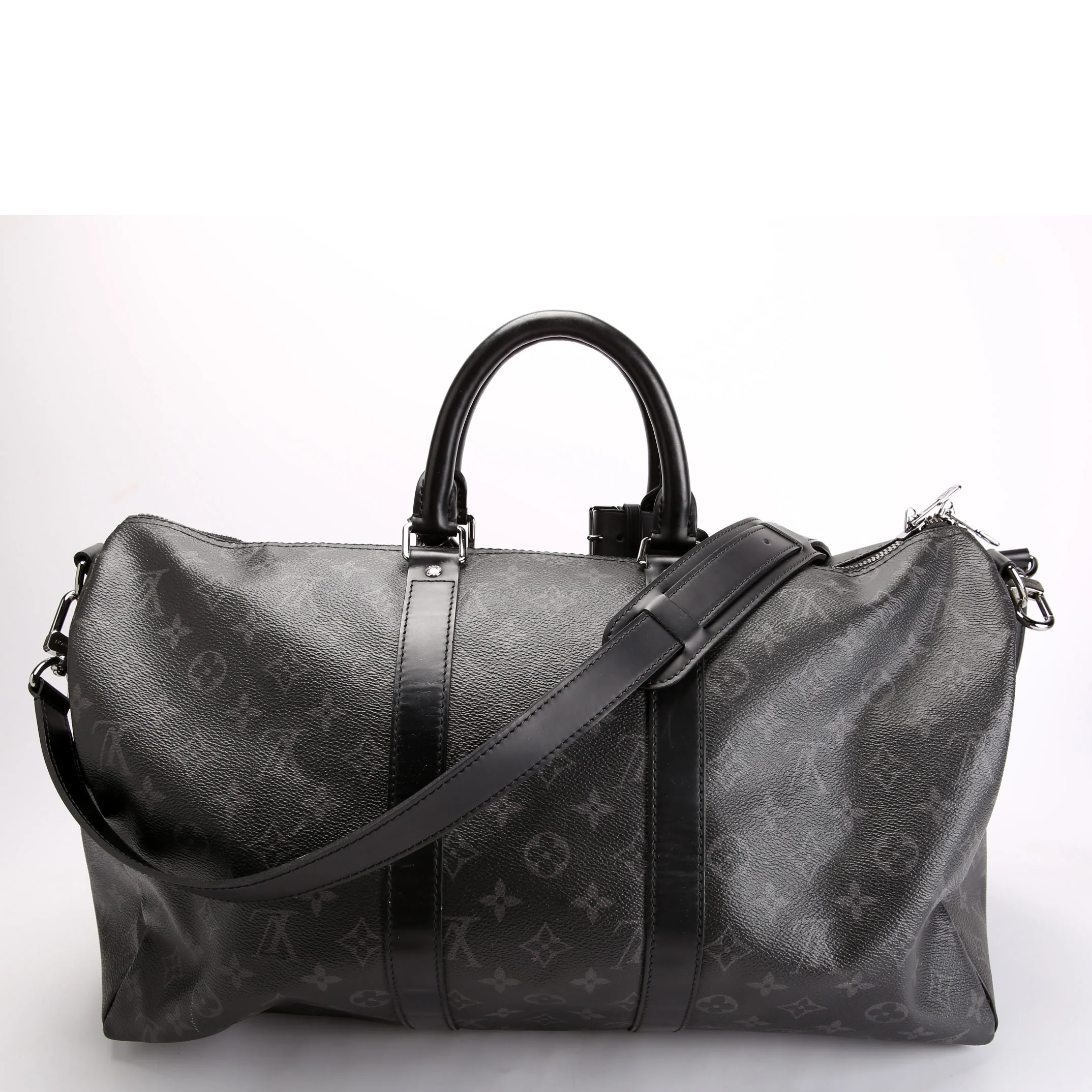 Keepall 45 With Strap Monogram Eclipse - Image 3