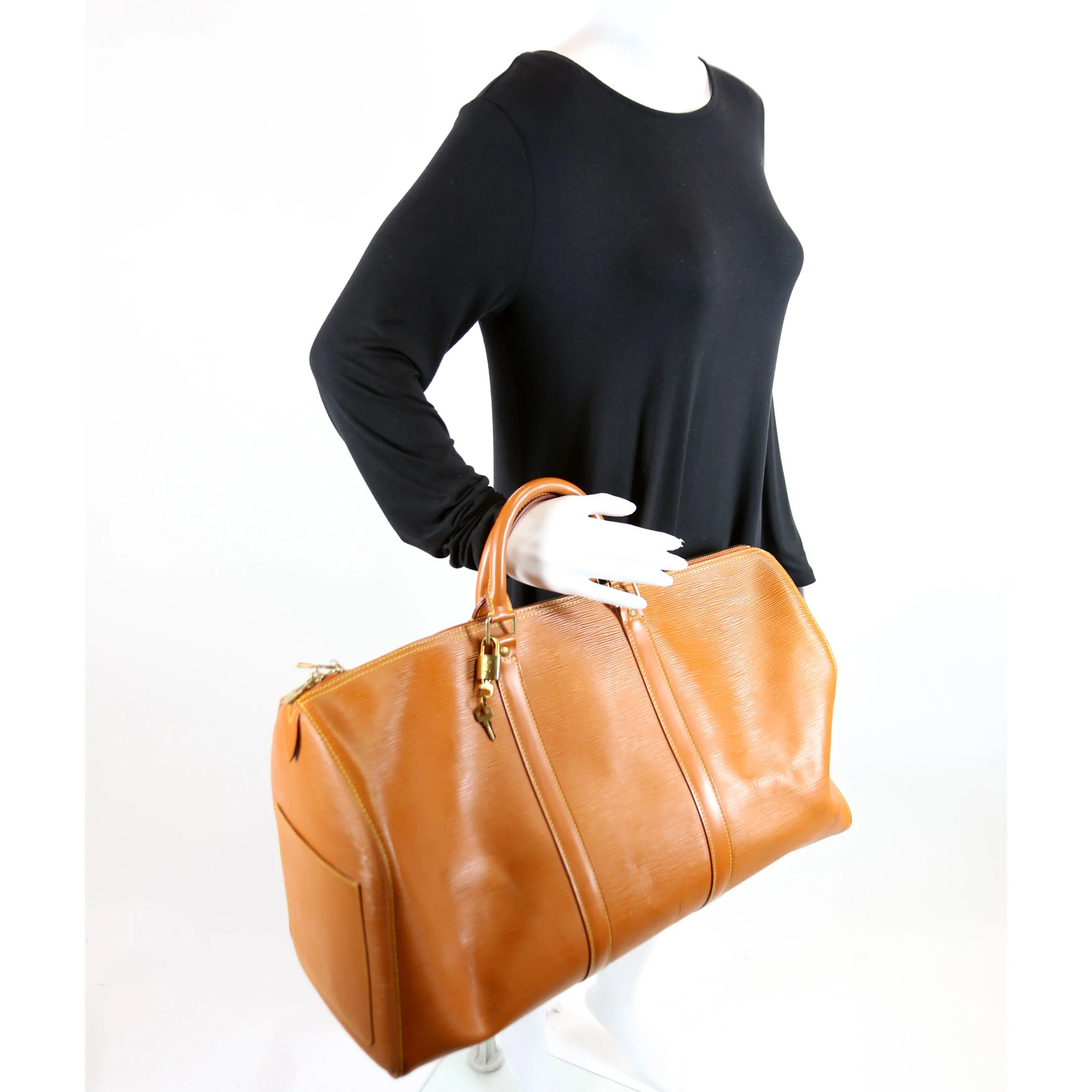 Keepall 50 Epi Cognac - Image 10