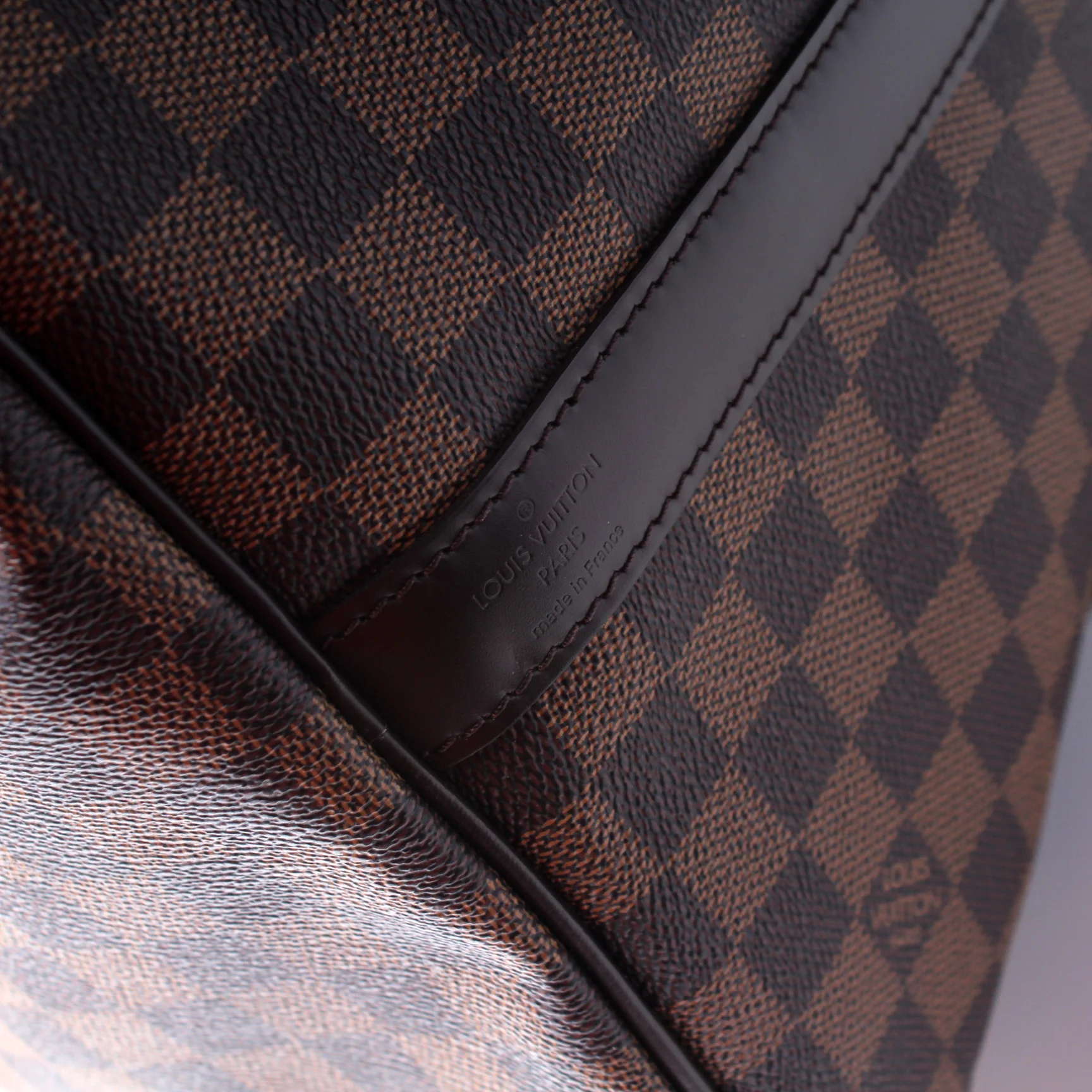 Keepall 55 Bandouliere Damier Ebene - Image 7