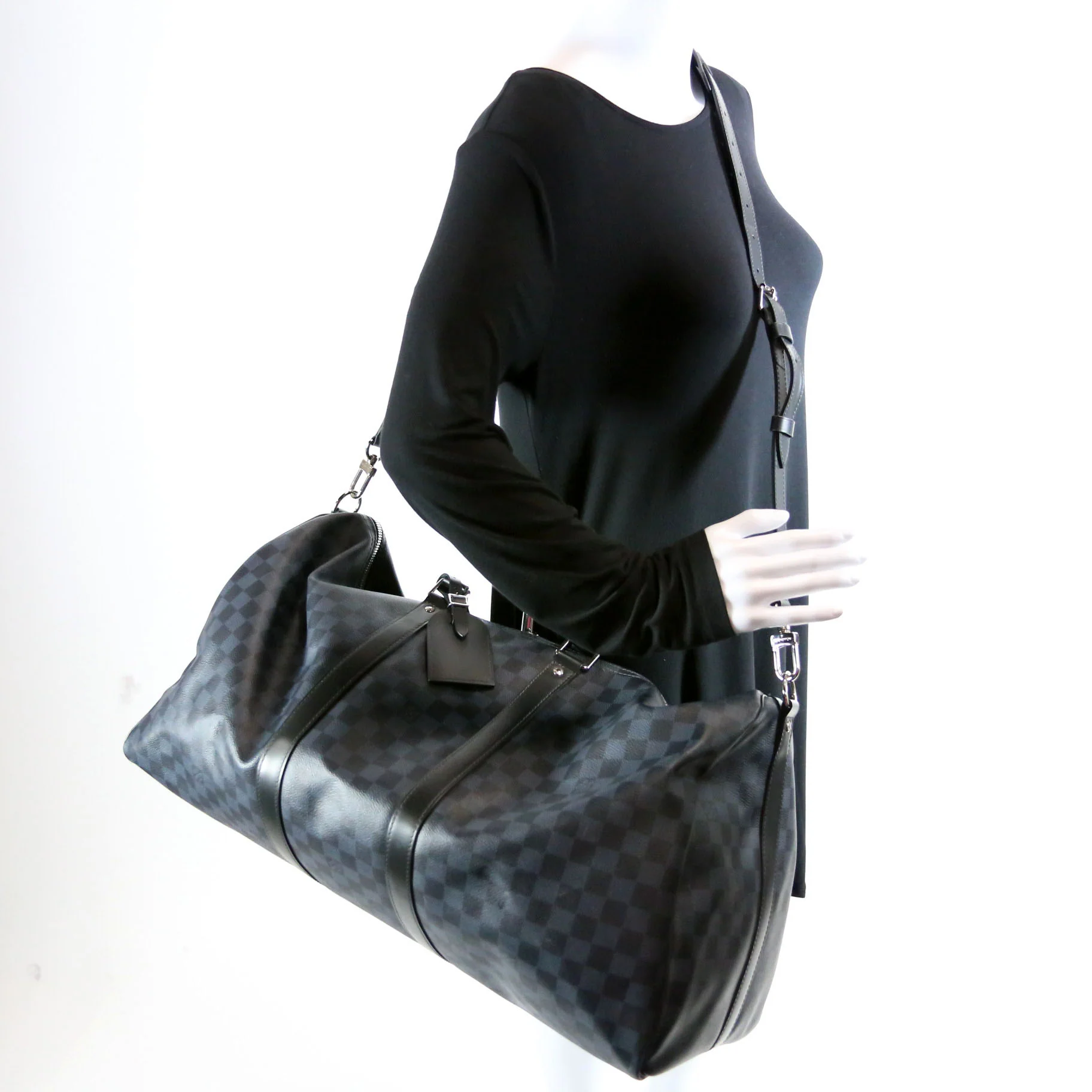 Keepall 55 Cobalt Bandouliere - Image 8