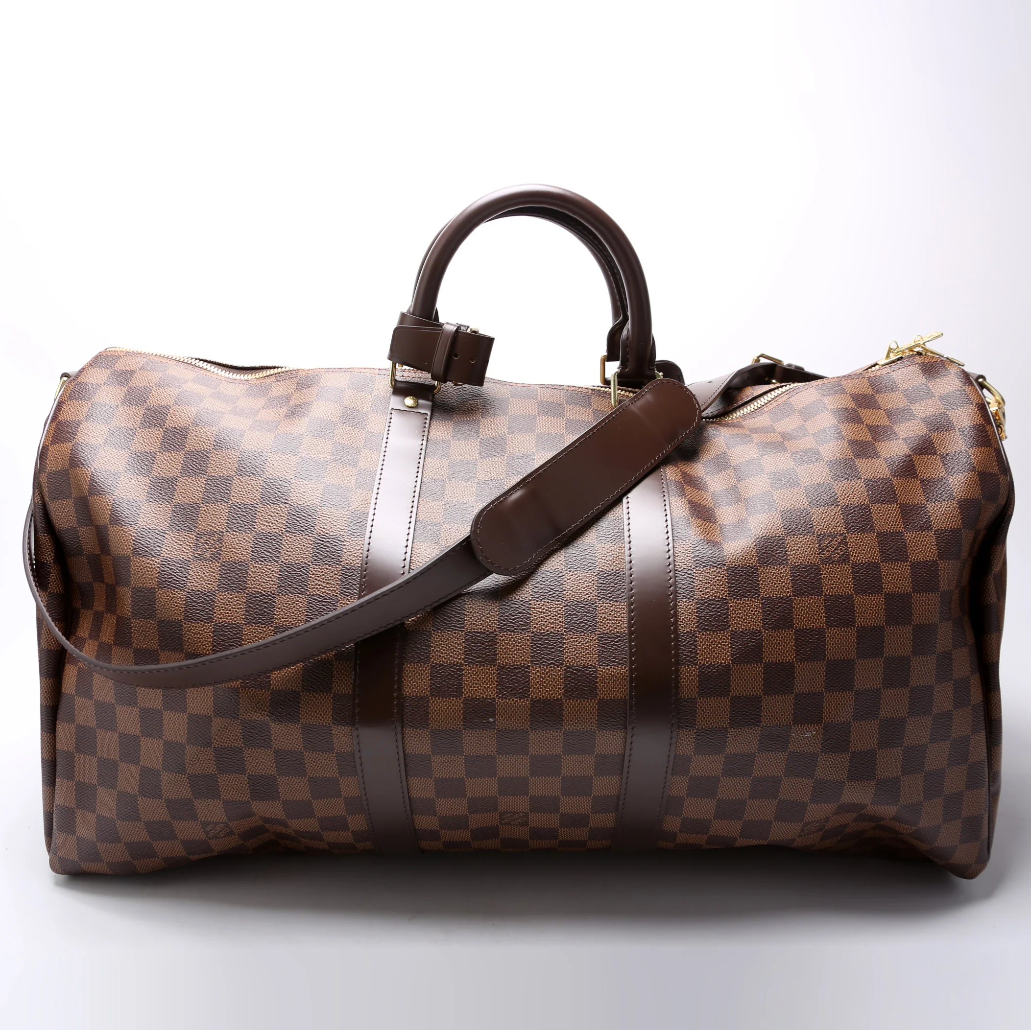 Keepall 55 Damier Ebene Bandouliere - Image 3