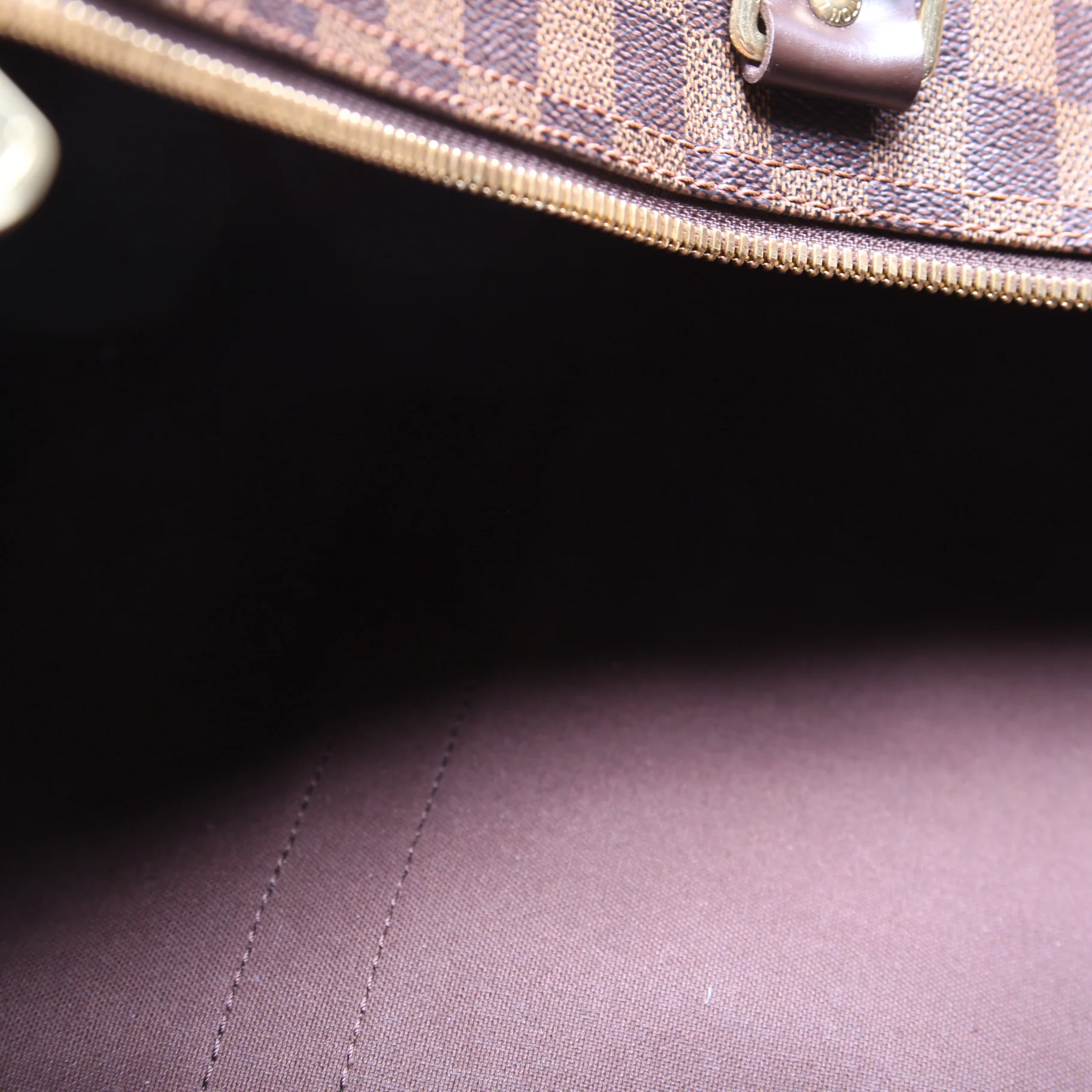 Keepall 55 Damier Ebene with Strap - Image 7