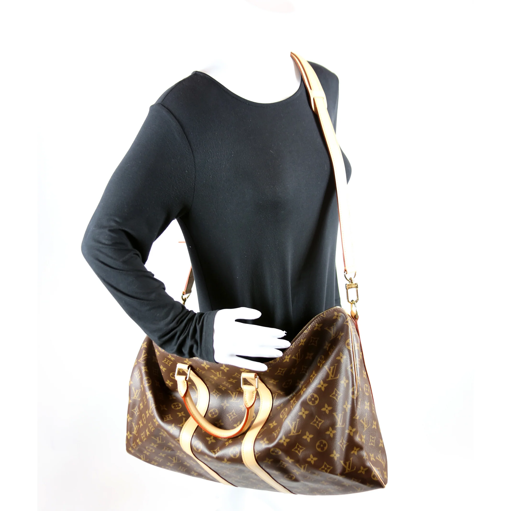 Keepall 55 Monogram Bandouliere - Image 10