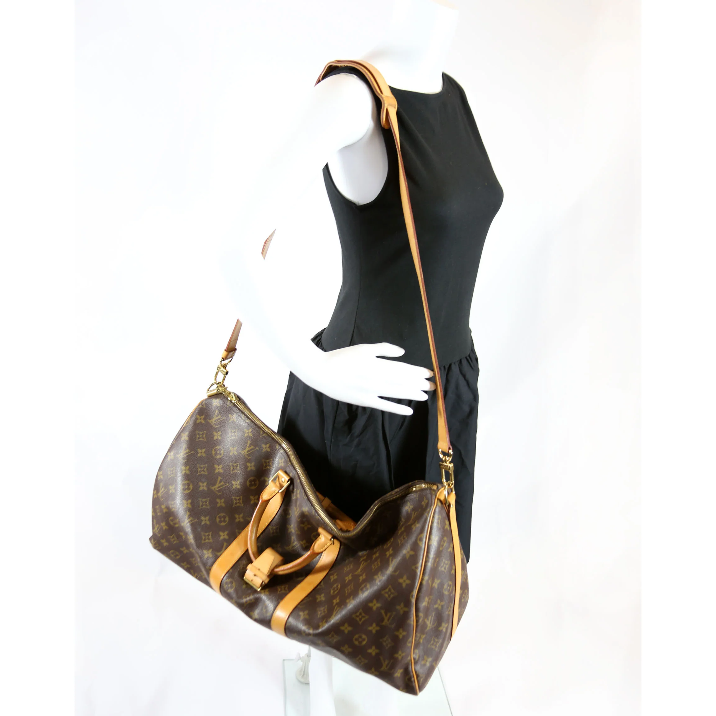 Keepall 55 Monogram With Strap - Image 20