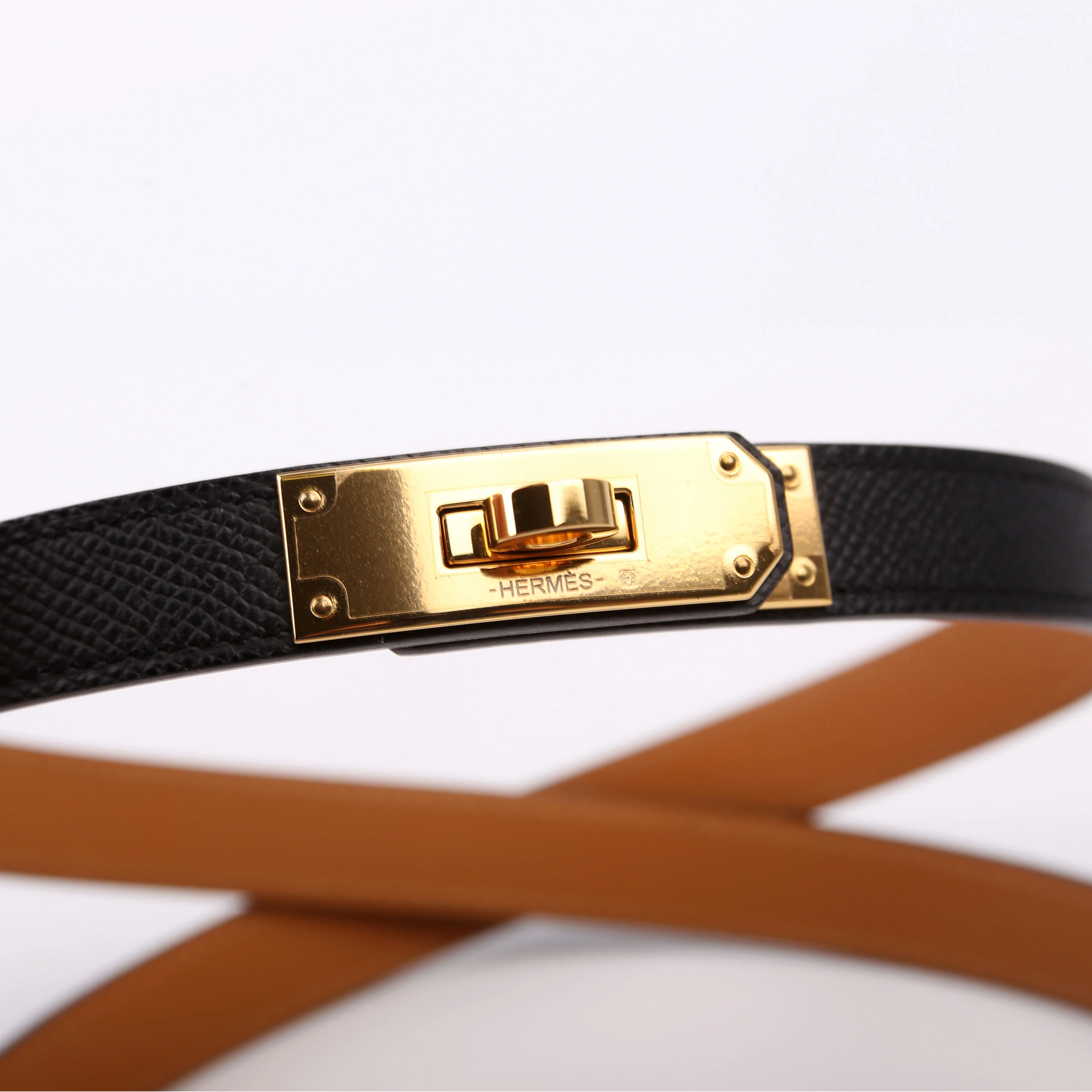 Kelly 18 Epsom Adjustable Belt Black - Image 4