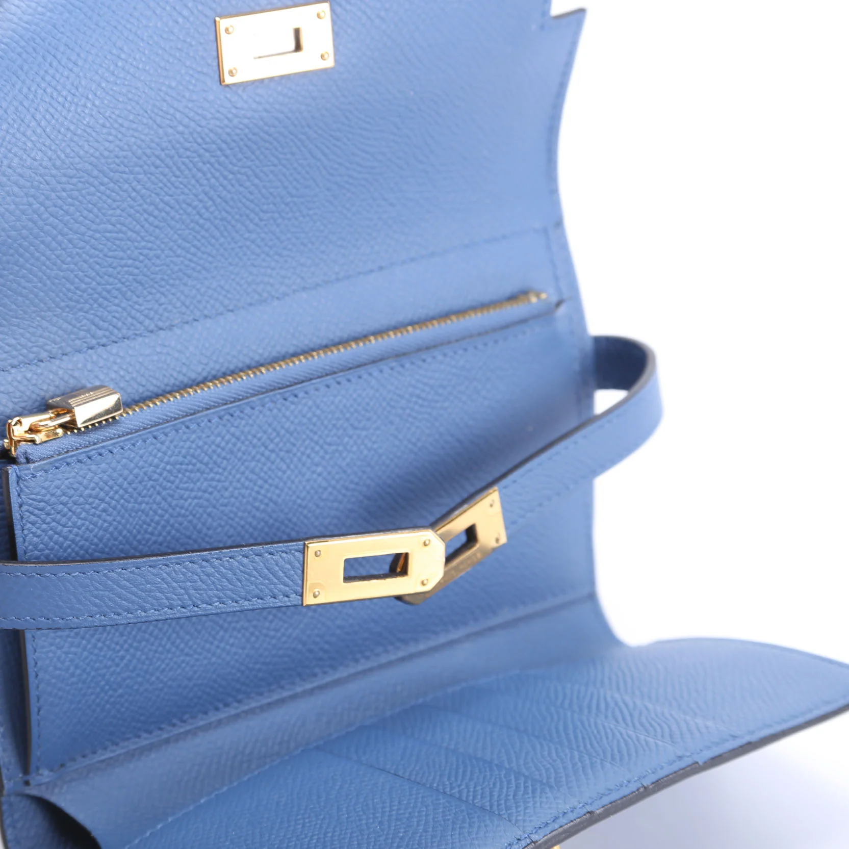 Kelly Medium Wallet Epsom Blue - Image 8