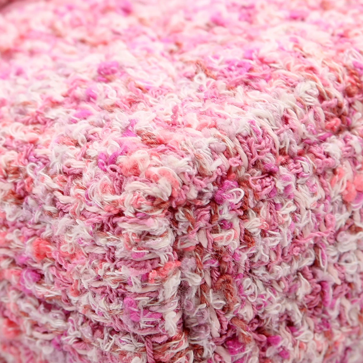 Kelly Shopper Mini Nano Tweed Pink - Image 7