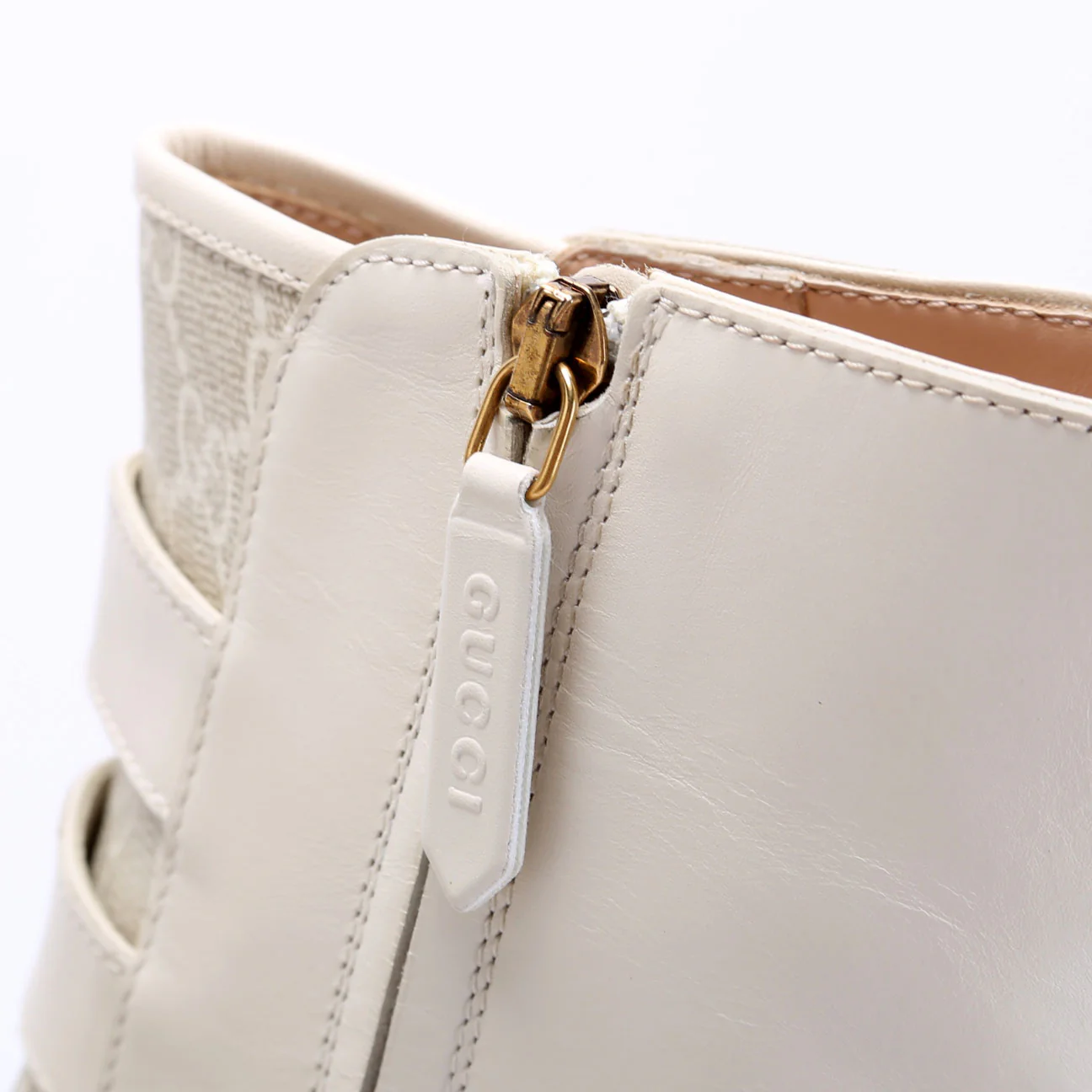 Kensington GG Double Buckle Ankle Boots Size 41 - Image 5
