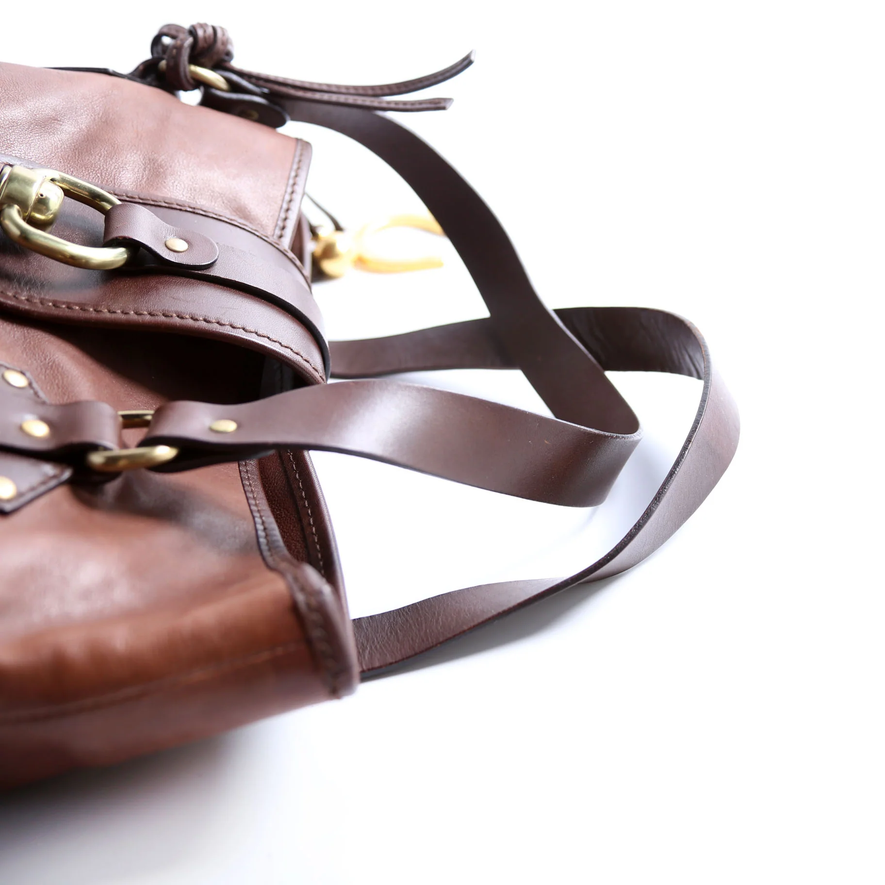 Kerala Large Tote Leather Brown - Image 9