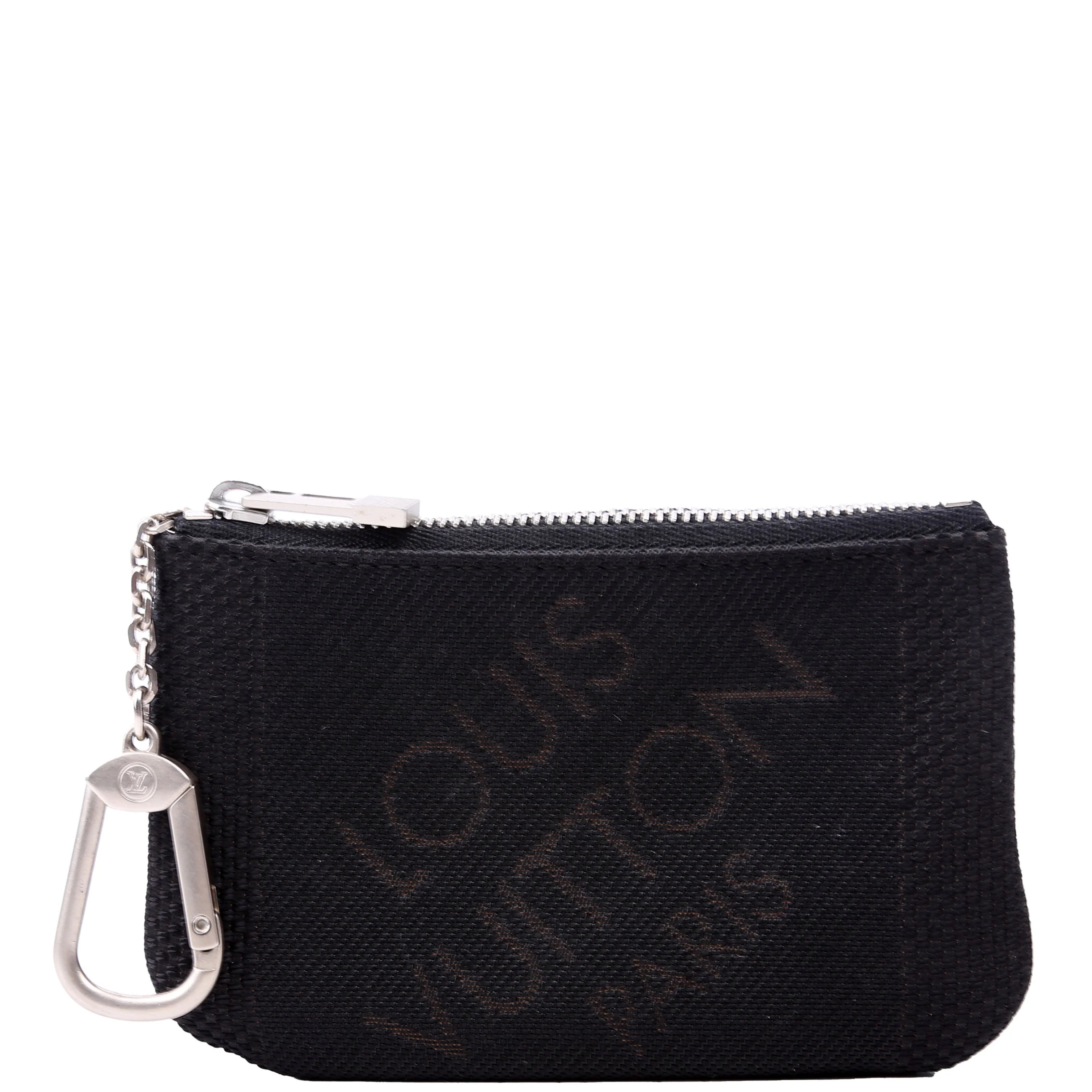Key Pouch Damier Geant Black