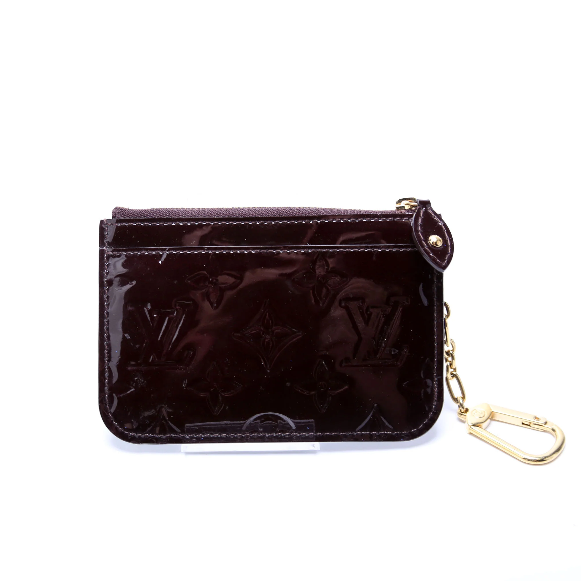 Key Pouch Vernis Newer Burgundy - Image 3