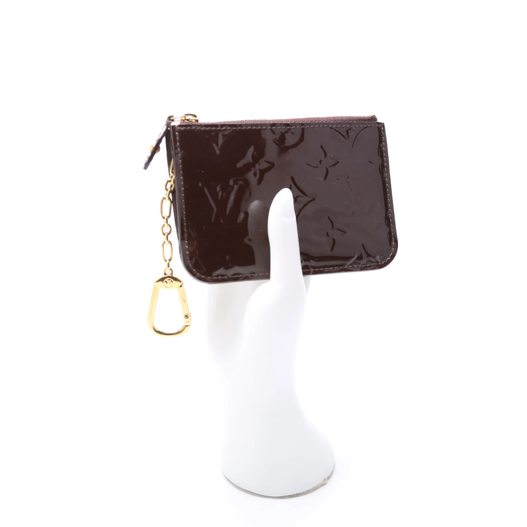 Key Pouch Vernis Newer Burgundy - Image 8