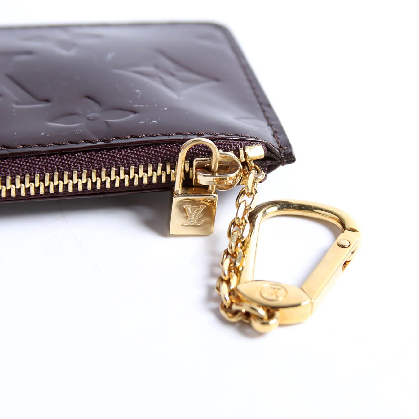 Key Pouch Vernis Old Model Burgundy - Image 6